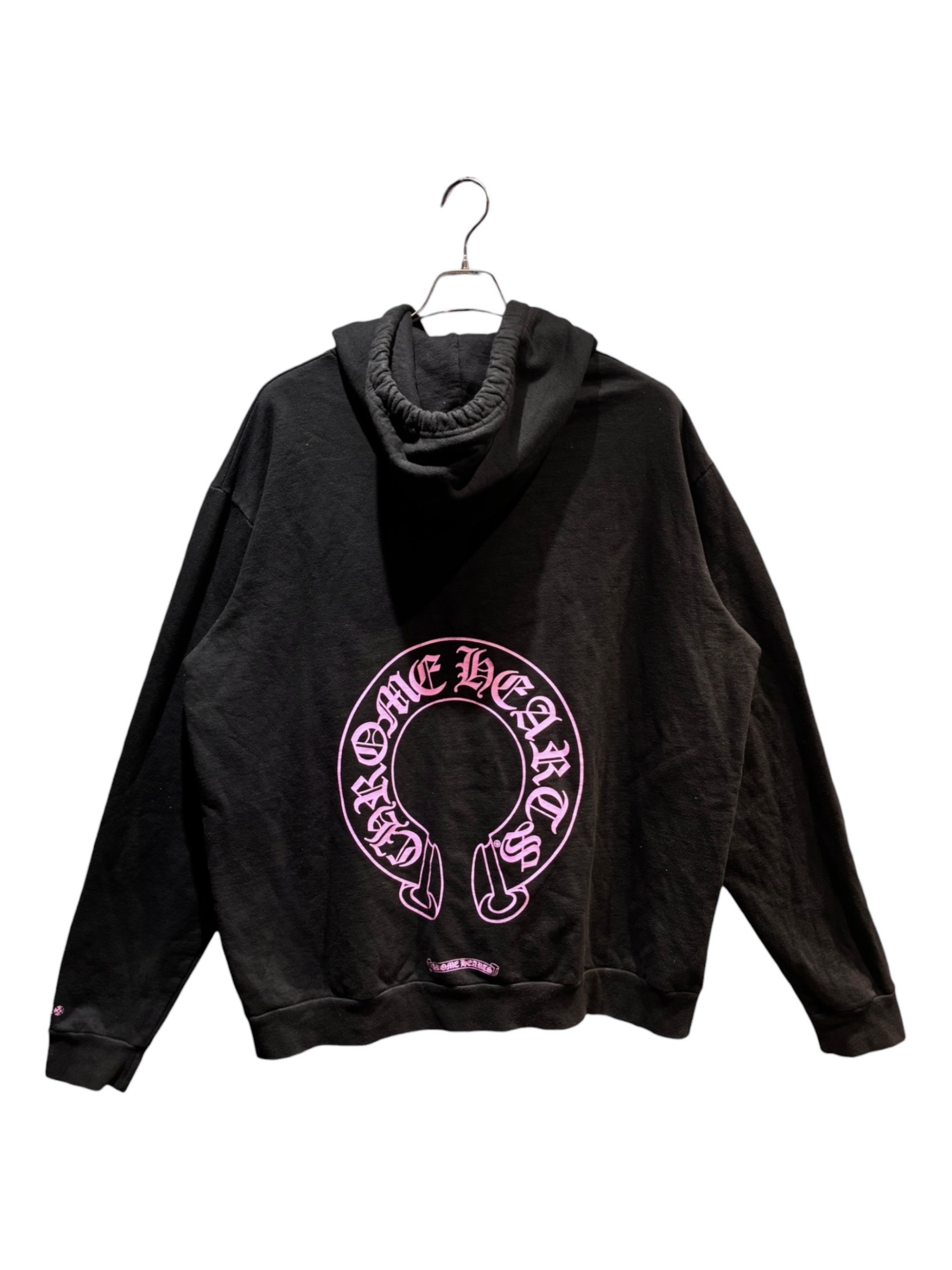 【SYC】Chrome Hearts ホースシューブラックパーカーL 中古・古着通販】CHROME HEARTS (クロムハーツ) ホースシューパーカー