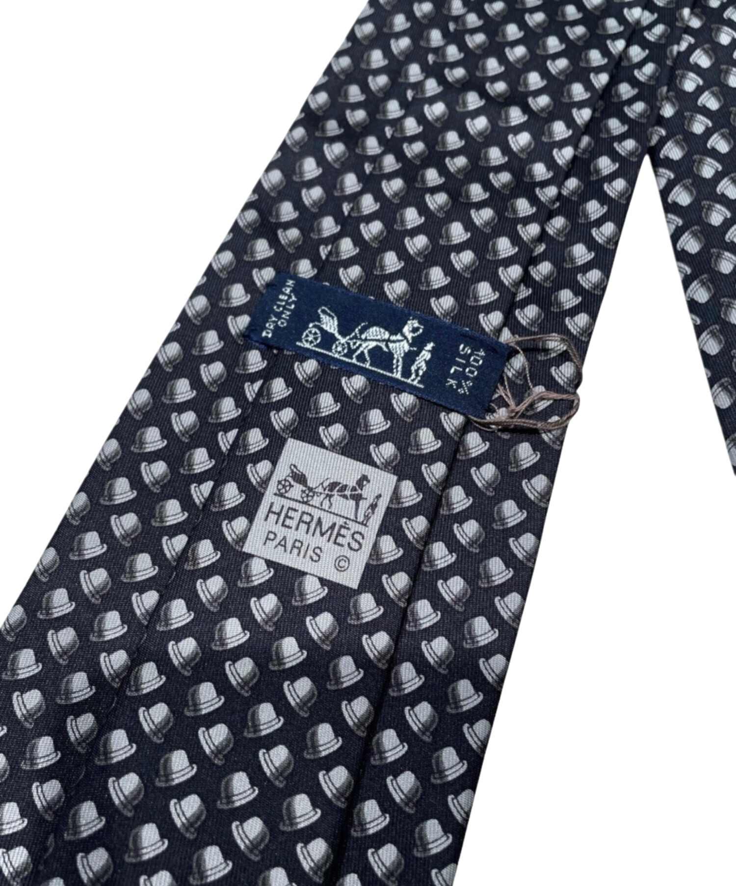 中古・古着通販】HERMES (エルメス) シルクネクタイ/ミニチュアハット