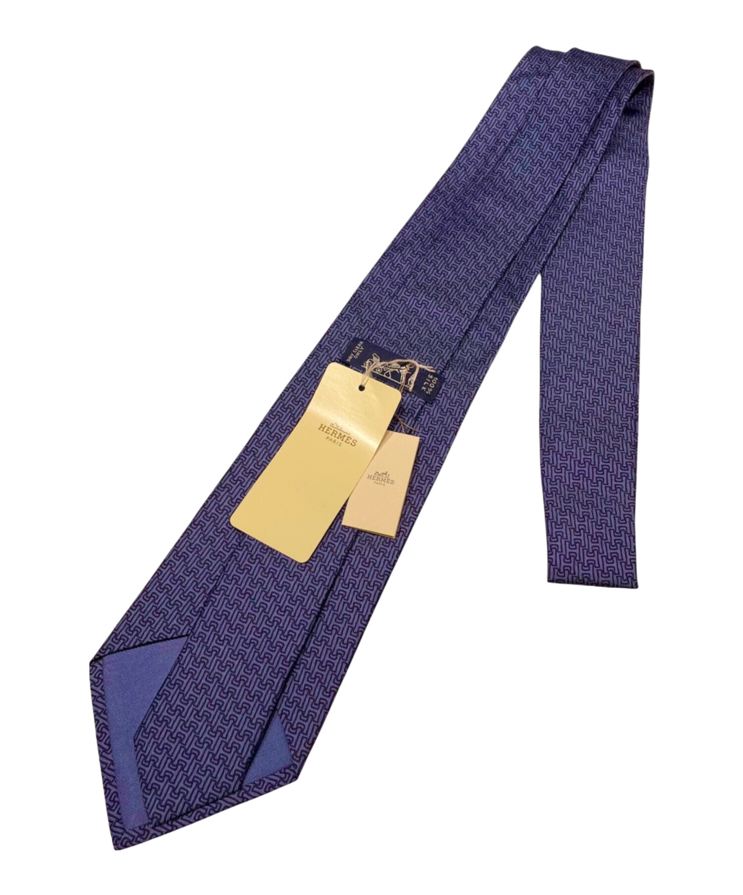 中古・古着通販】HERMES (エルメス) シルクネクタイ/Hパターン