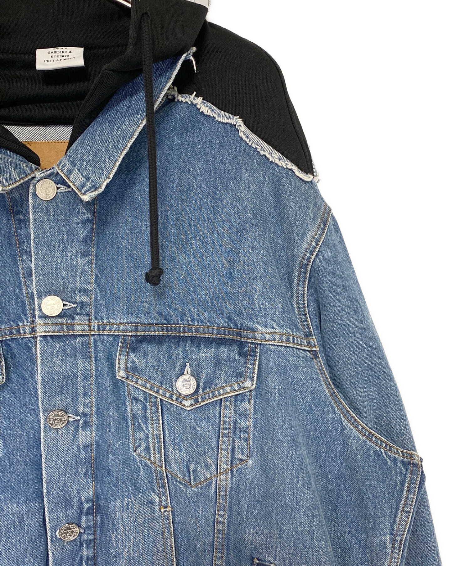 中古・古着通販】VETEMENTS (ヴェトモン) Artisanal Hooded Denim