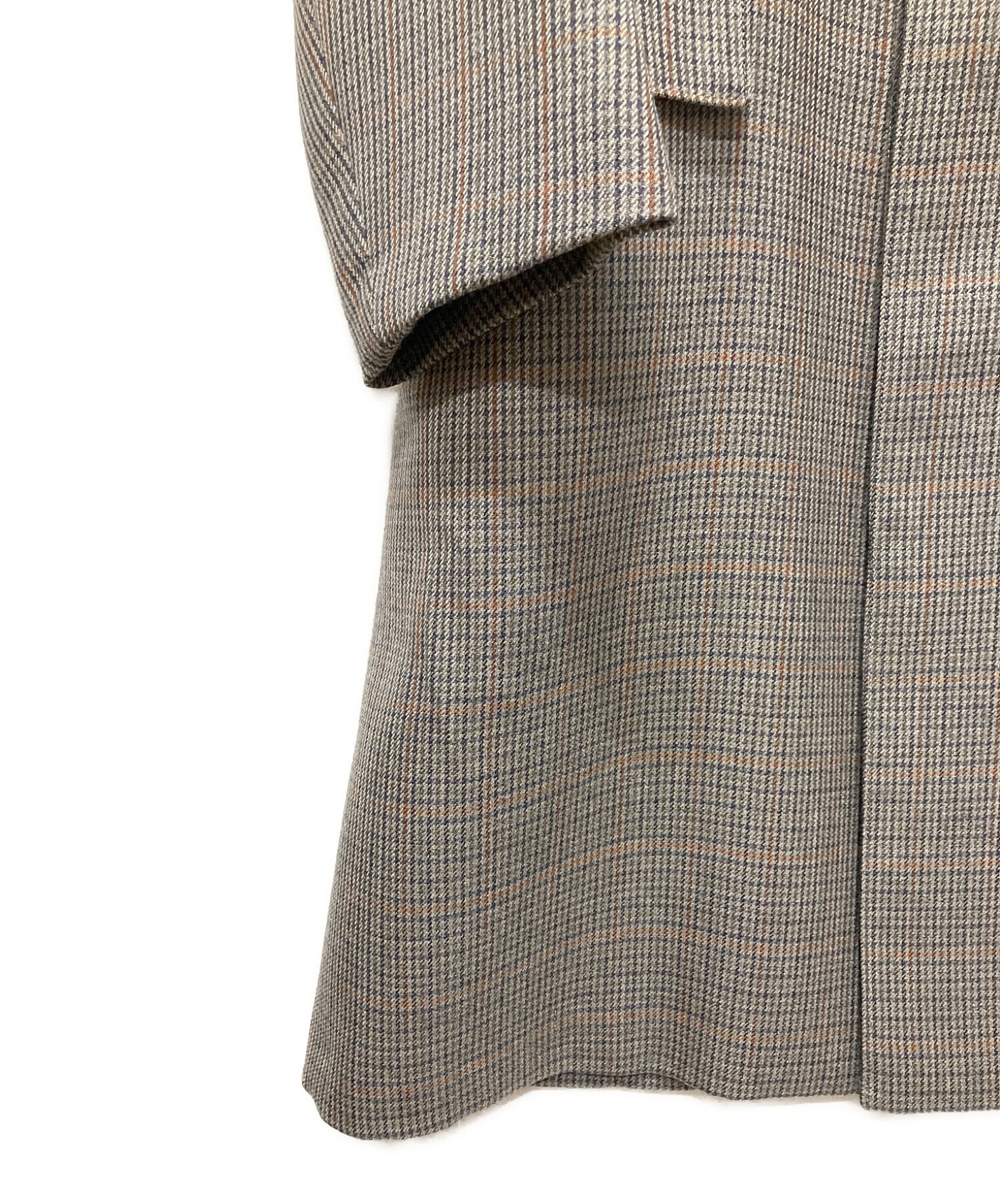 中古・古着通販】AURALEE (オーラリー) DOUBLE FACE CHECK LONG COAT