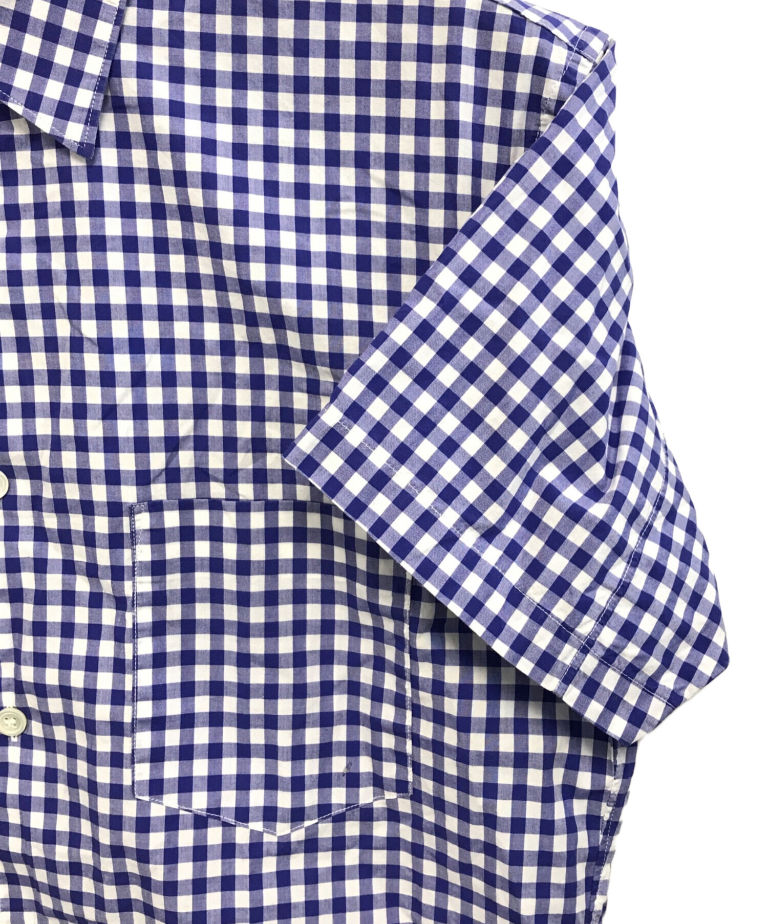 COMME des GARCONS チェックジャガード 半袖 トップス コムデギャルソンシャツCOMME des GARCONS SHIRT ギンガムチェック