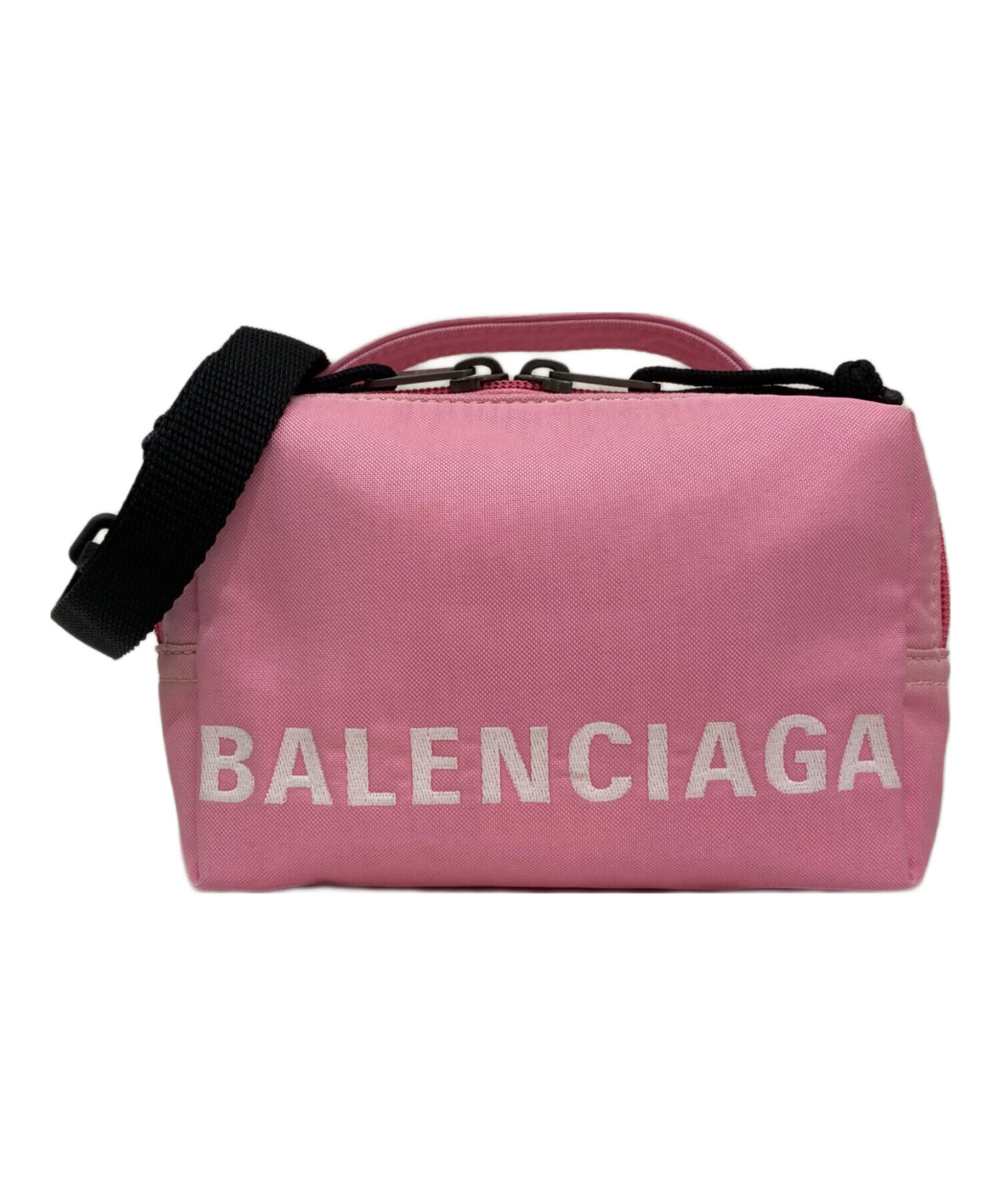 BALENCIAGAバレンシアガ　ショルダーバッグ　ピンク 中古・古着通販】BALENCIAGA (バレンシアガ) ショルダーバッグ ピンク