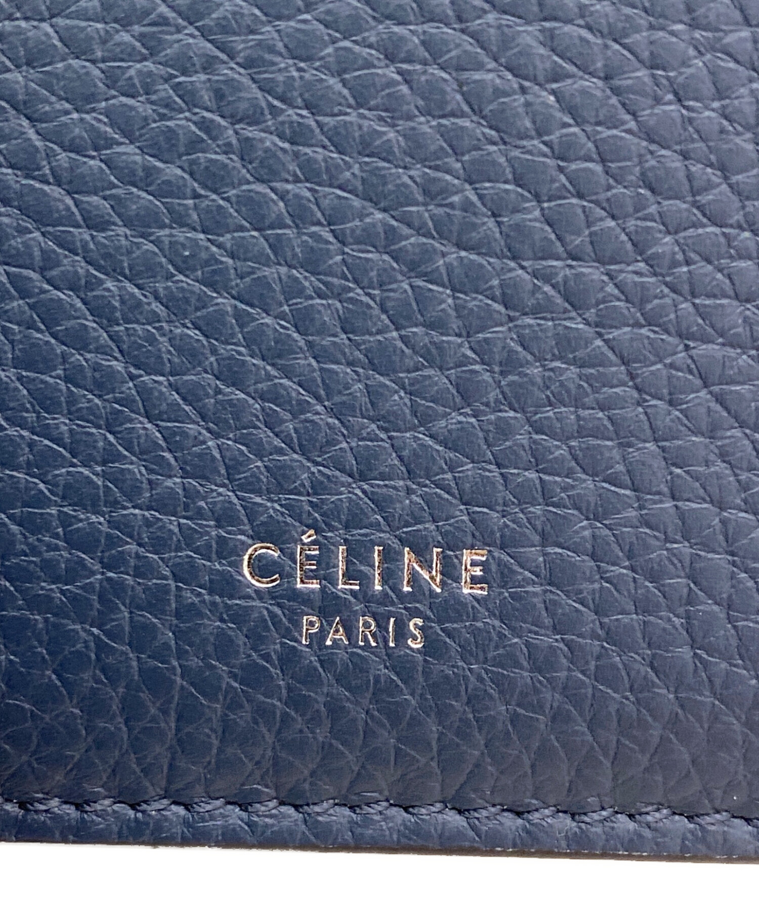 中古・古着通販】CELINE (セリーヌ) レザーマルチケース ネイビー