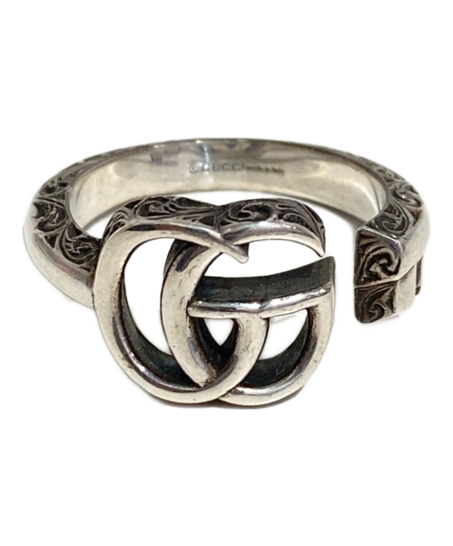 中古・古着通販】GUCCI (グッチ) GGマークロゴリング サイズ:18