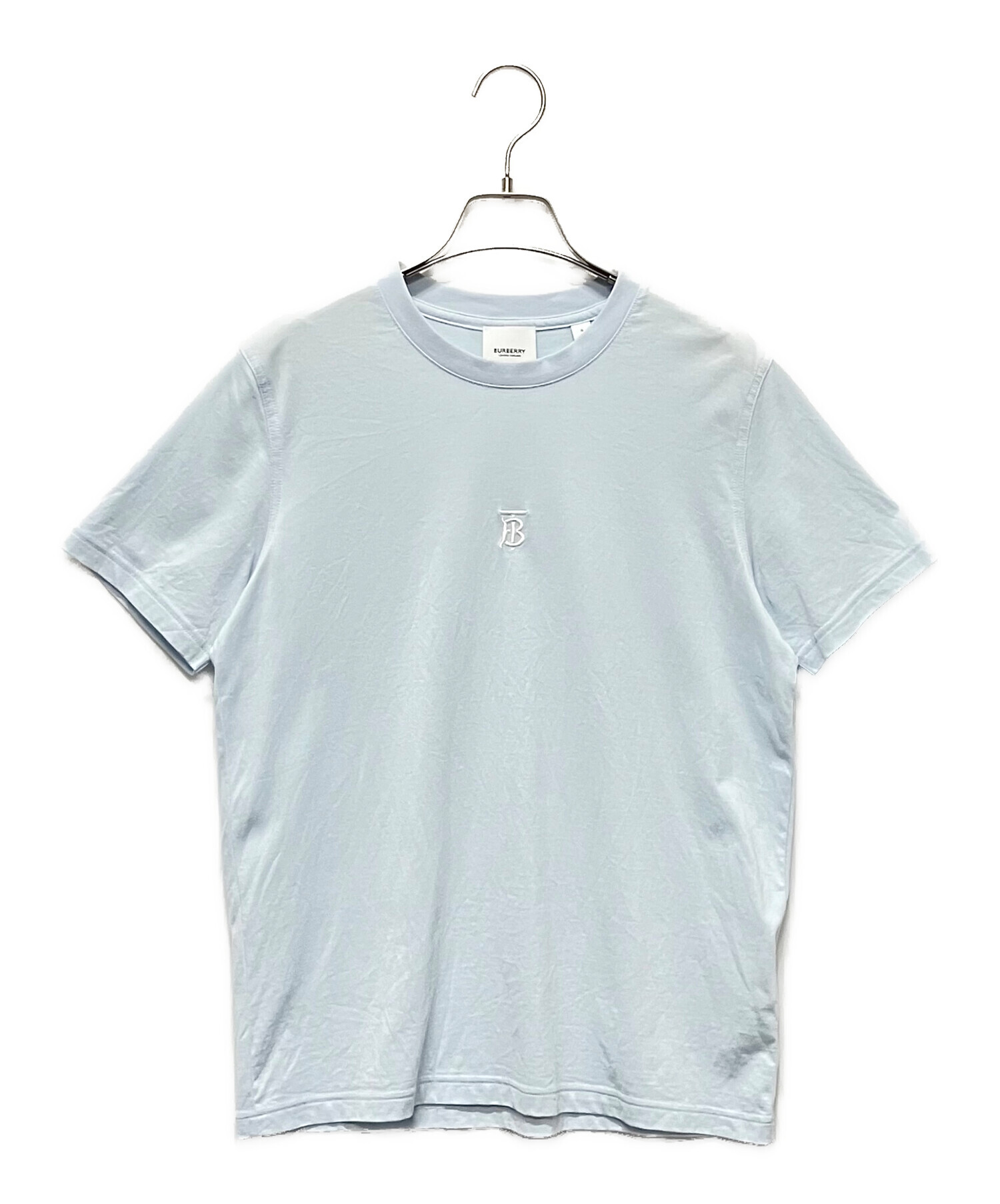 中古・古着通販】BURBERRY (バーバリー) BTロゴTシャツ スカイブルー