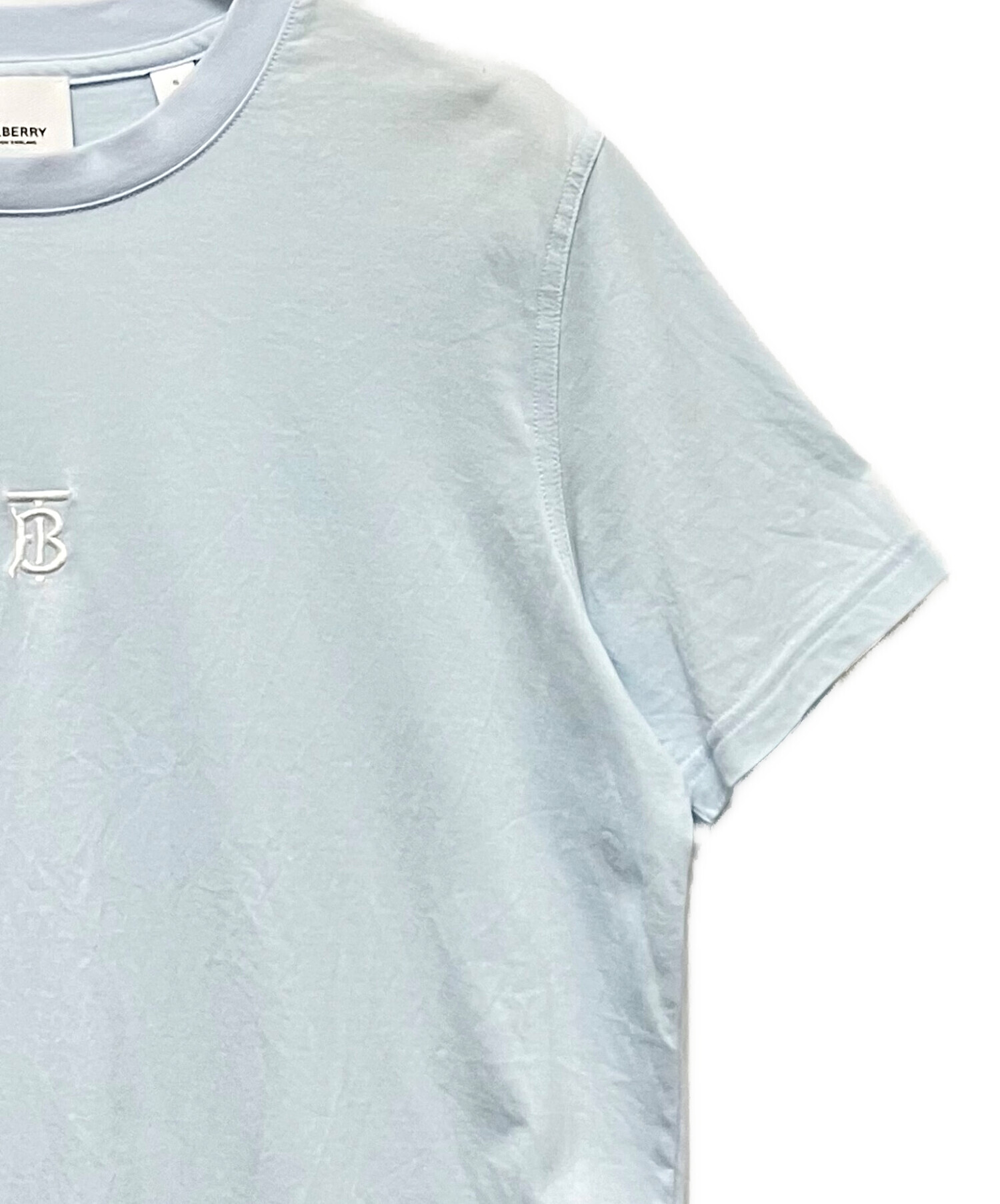 BURBERRY バーバリー Tシャツ スカイブルー BURBERRY バーバリー Tシャツ スカイブルー