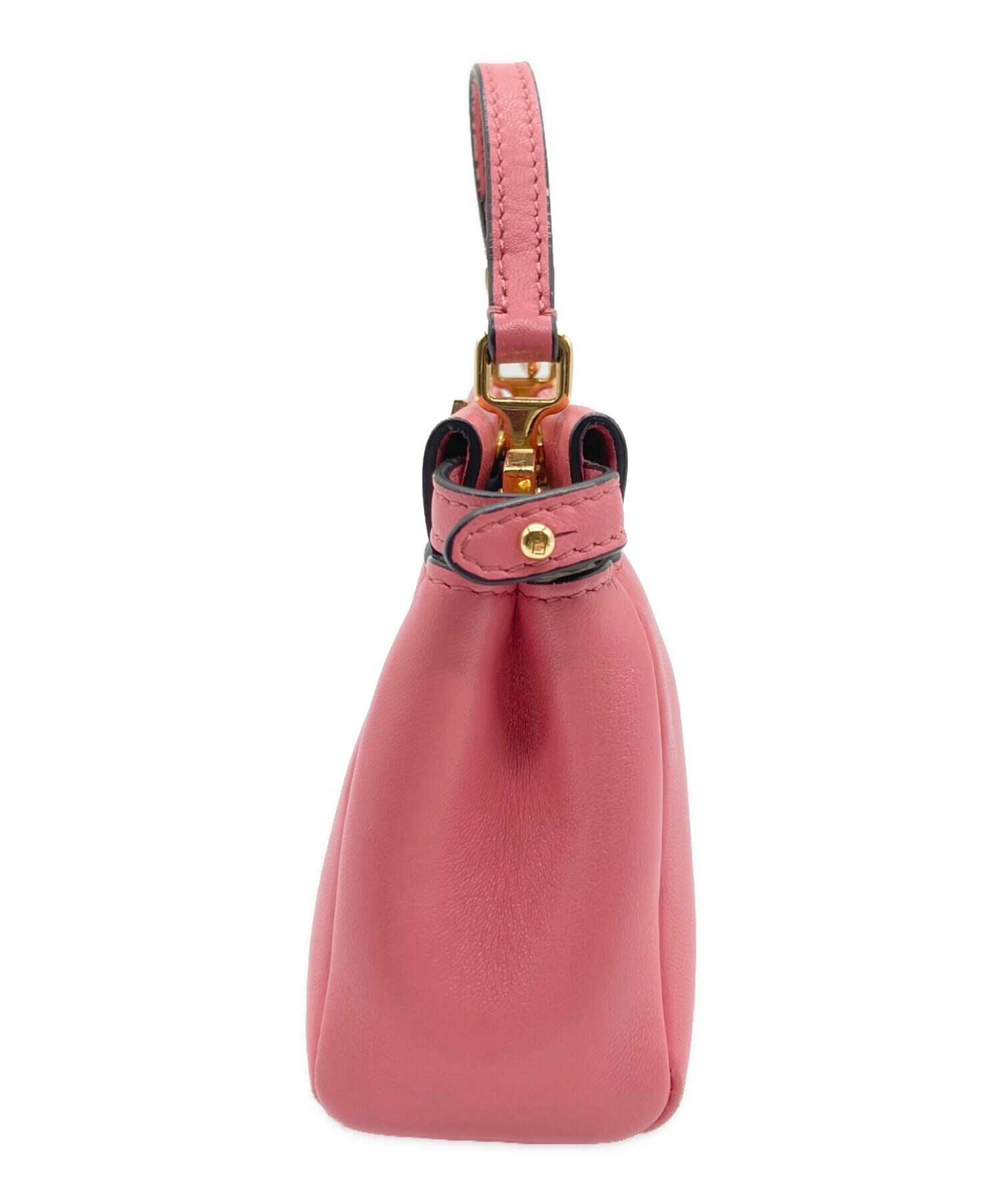 定価80万円　FENDI ピンク　ロングコート　フリンジ　フェンディ　サイズ36 FENDI フェンディ 7000L クラシコ 12P ダイヤモンド 腕時計 PGP/革