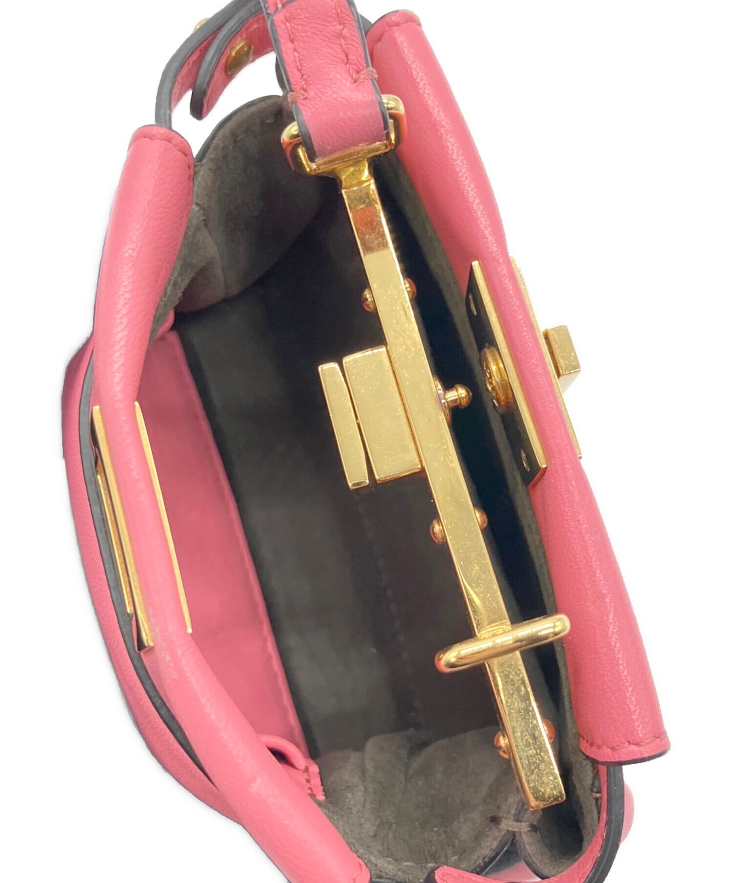 中古・古着通販】FENDI (フェンディ) マイクロピーカブー ピンク