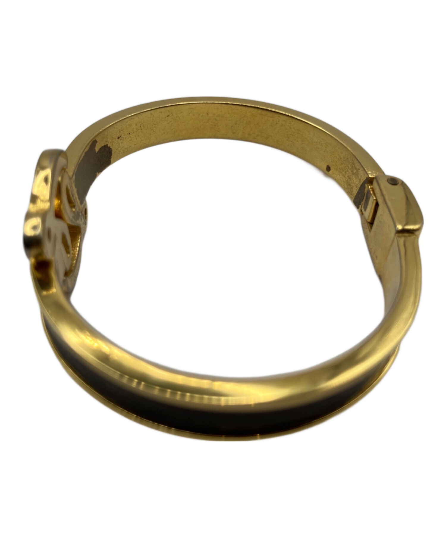 最終SALE【LOEWE】 ゴールド バングル 中古・古着通販】LOEWE (ロエベ) アナグラムヴィンテージバングル