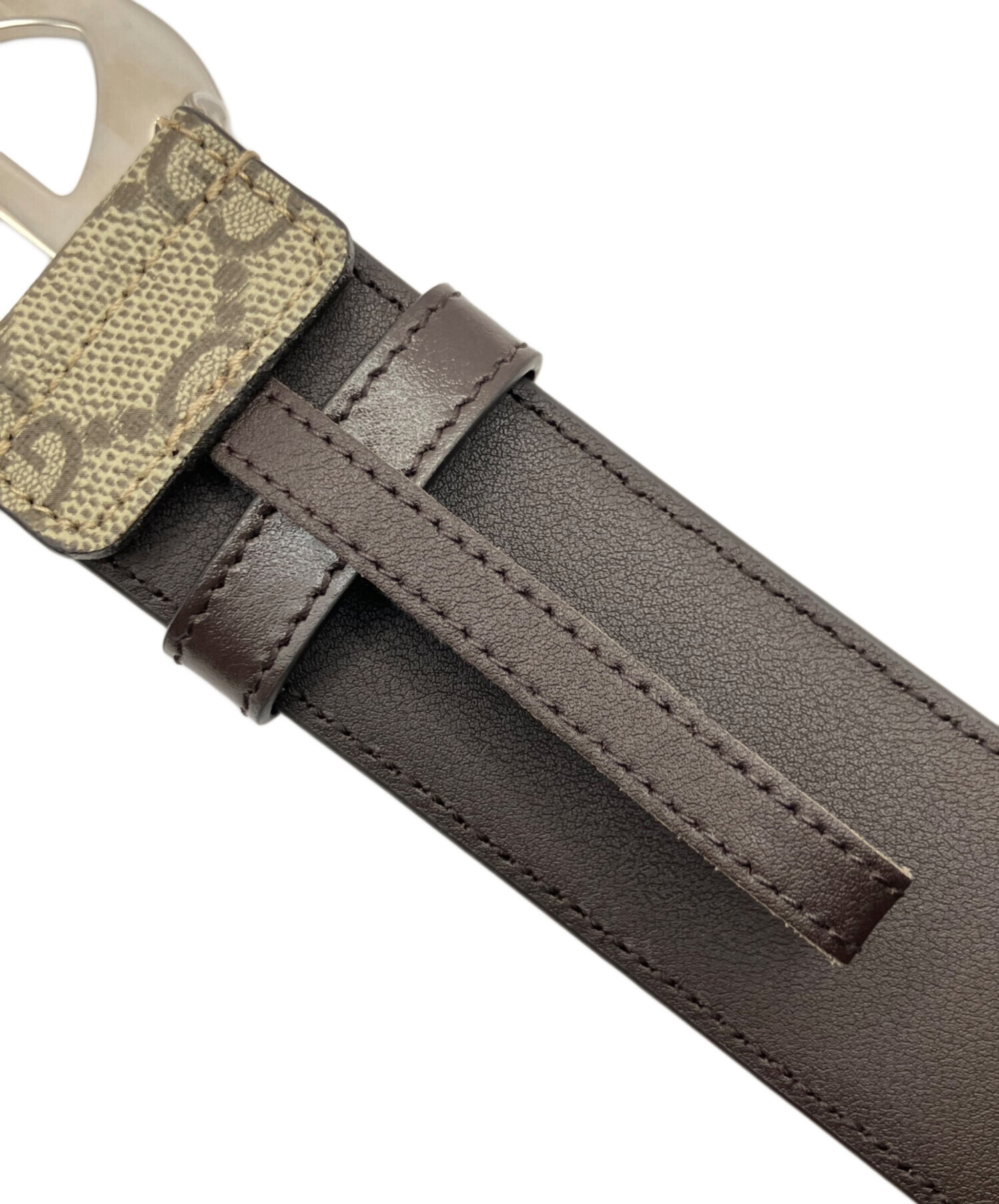 中古・古着通販】GUCCI (グッチ) インターロッキングG バックル付き