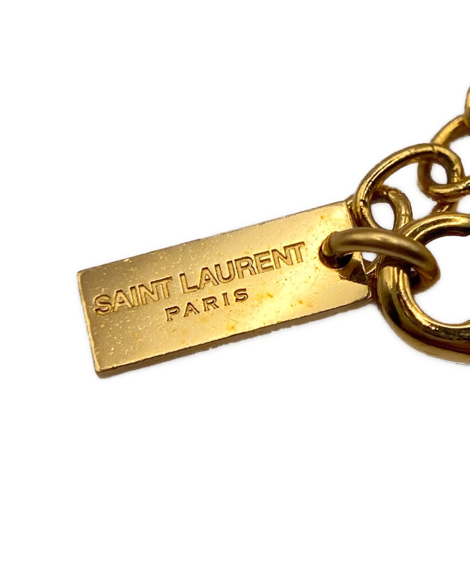 Saint Laurent Parisゴールドチェーンネックレス　サンローラン 中古・古着通販】Saint Laurent Paris (サンローランパリ) チェーン