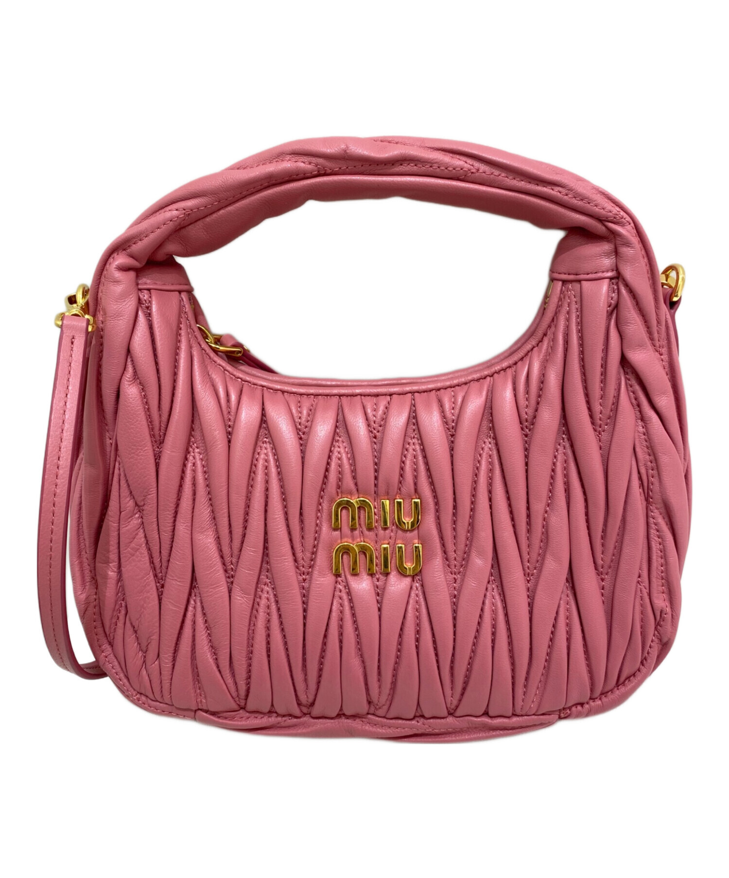 中古・古着通販】MIU MIU (ミュウミュウ) ワンダーマテラッセレザー 