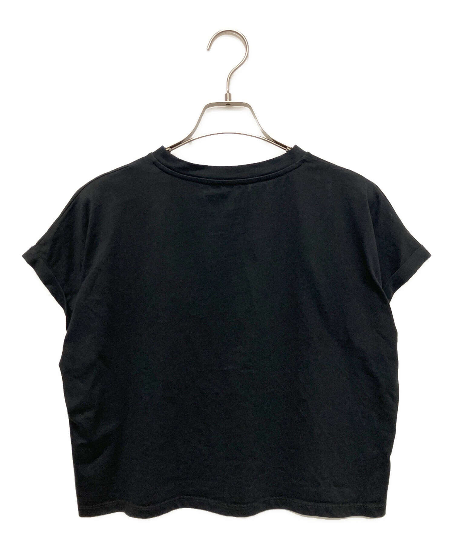 中古・古着通販】BALMAIN (バルマン) フロックロゴ クロップド Tシャツ 