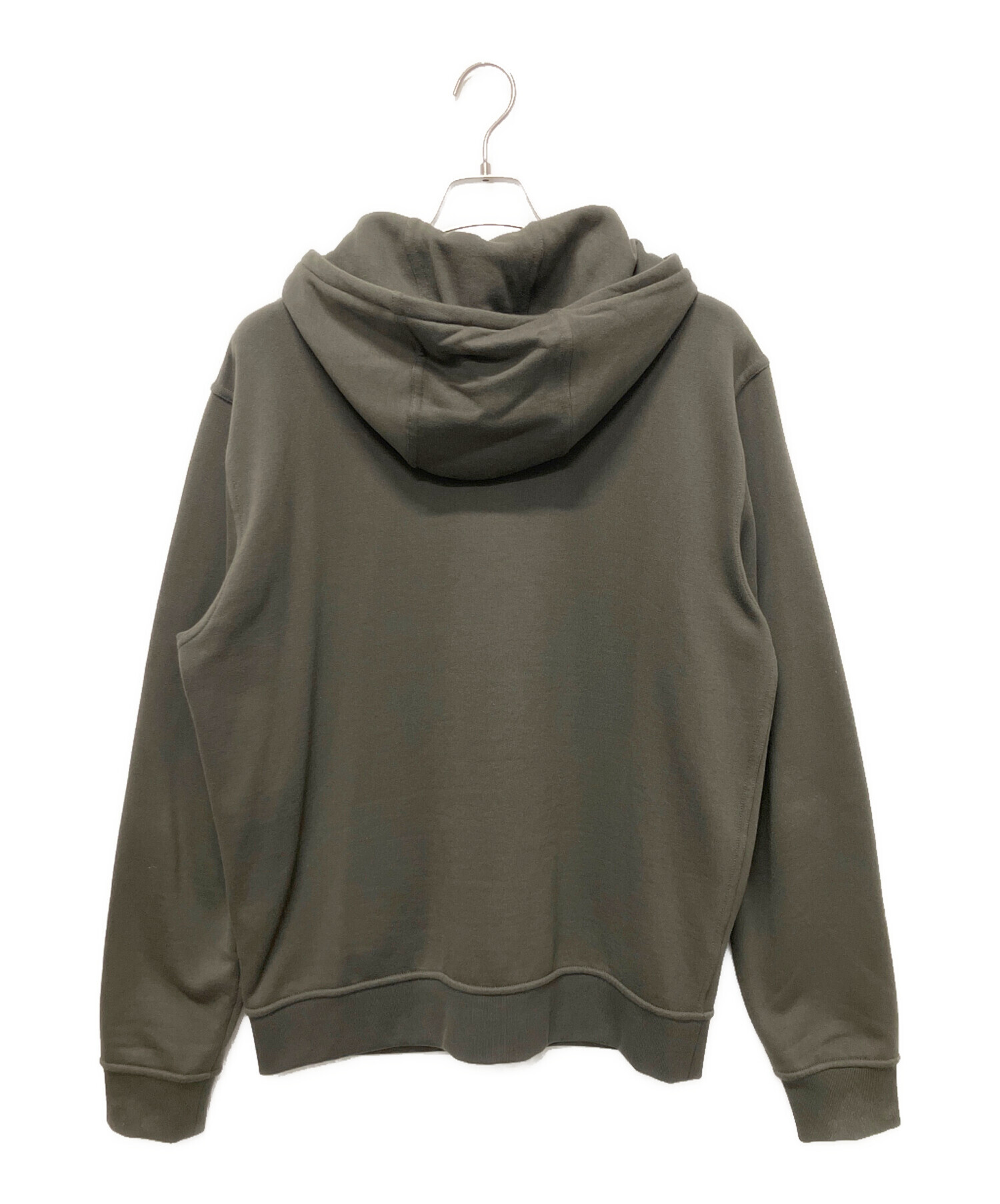 中古・古着通販】HERMES (エルメス) レザー切り替えジップパーカー