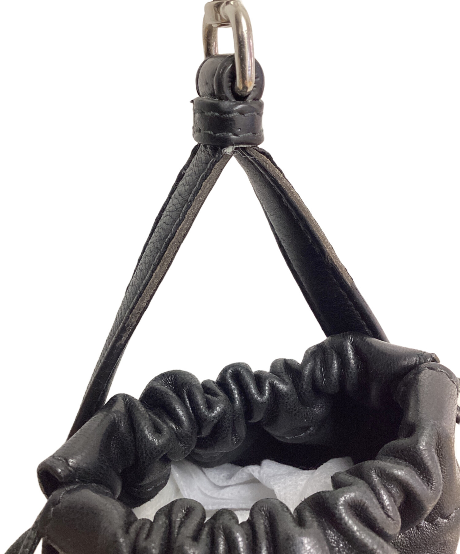 中古・古着通販】JIL SANDER (ジルサンダー) レザーハンドルポーチ