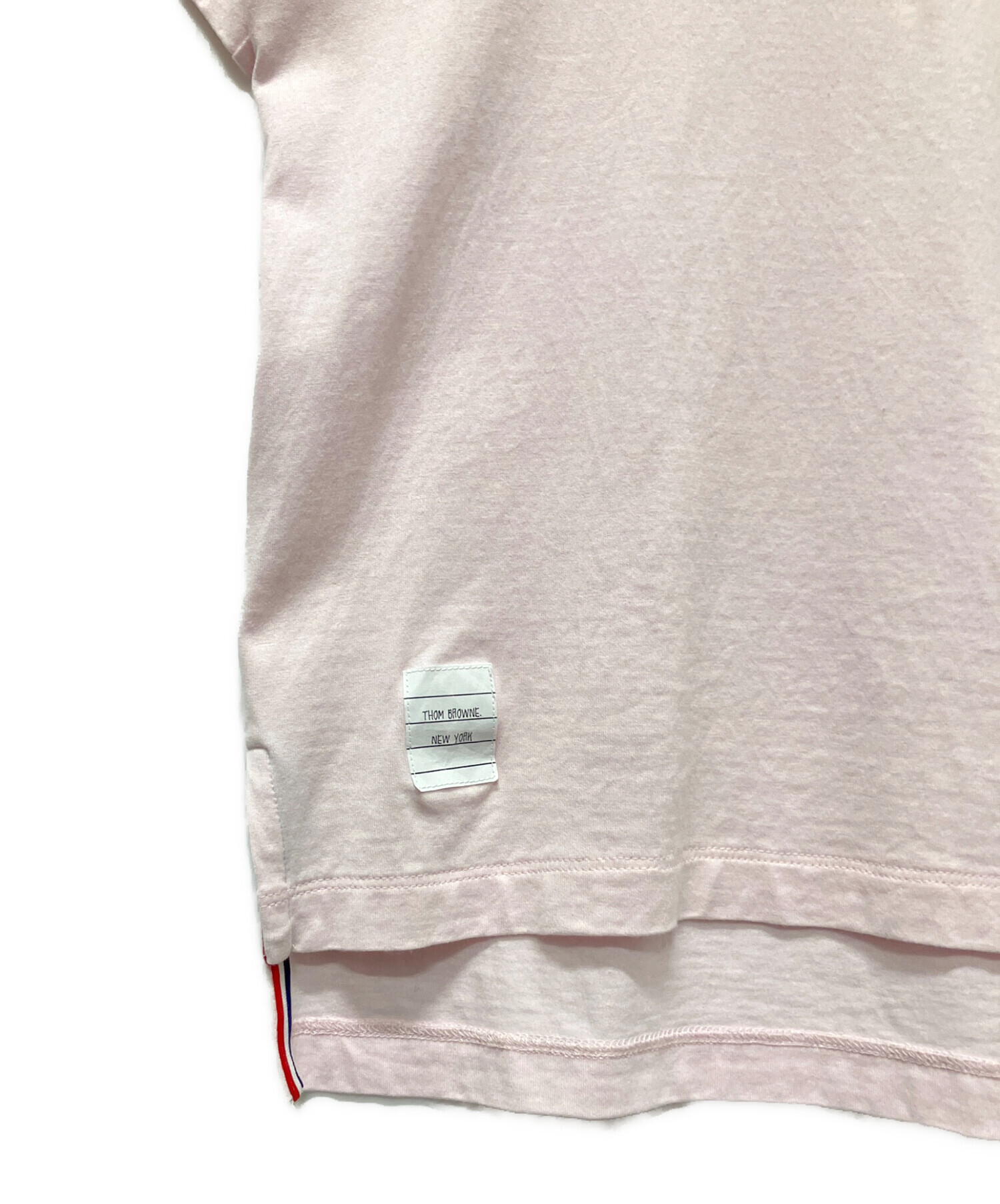 中古・古着通販】Thom Browne (トムブラウン) Tシャツ ピンク サイズ