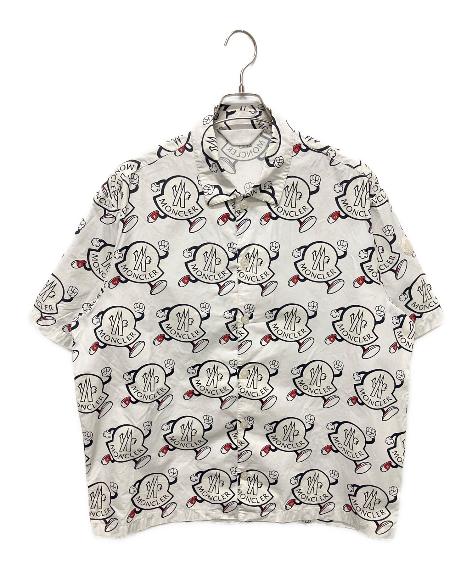 MONCLER ロゴプリント 半袖シャツ MONCLER ロゴプリント 半袖シャツ 【公式通販】
