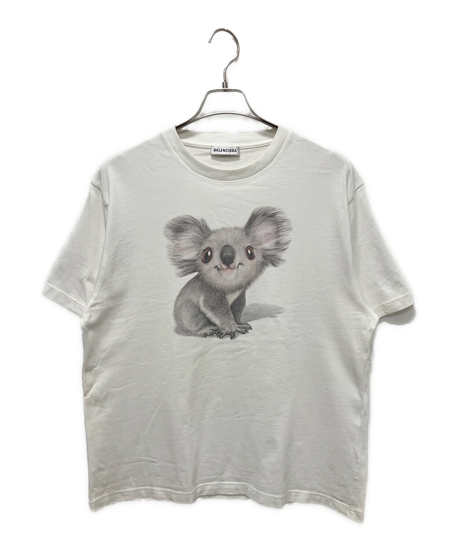 バレンシアガ BALENCIAGA コアラTシャツ カットソー 半袖 クルーネッ 中古・古着通販】BALENCIAGA (バレンシアガ) コアラチャリティーT