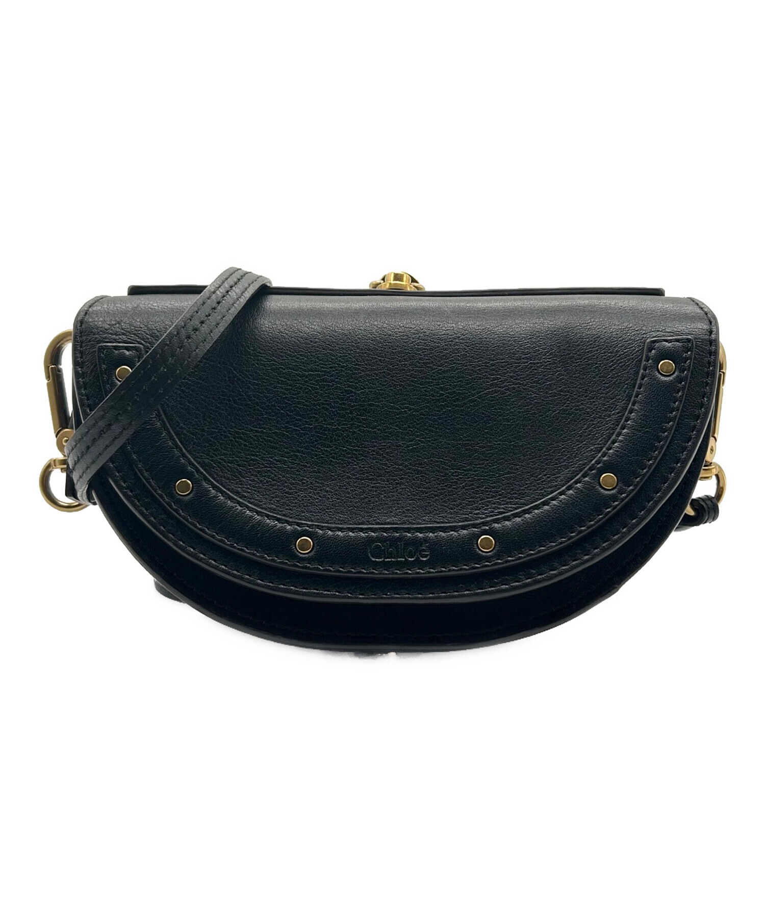 中古・古着通販】Chloe (クロエ) NILE MINAUDIERE/2WAYバッグ ブラック 