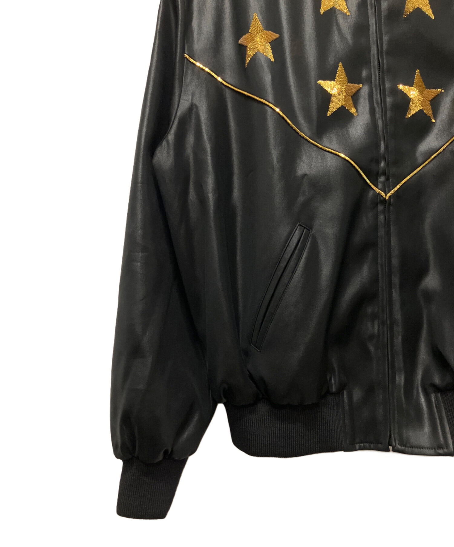 CELINE セリーヌ ロゴ サテン ボンバージャケット 新品未使用正規品 CELINE/セリーヌ】サテン ボンバージャケット ロゴ スリム (CELINE