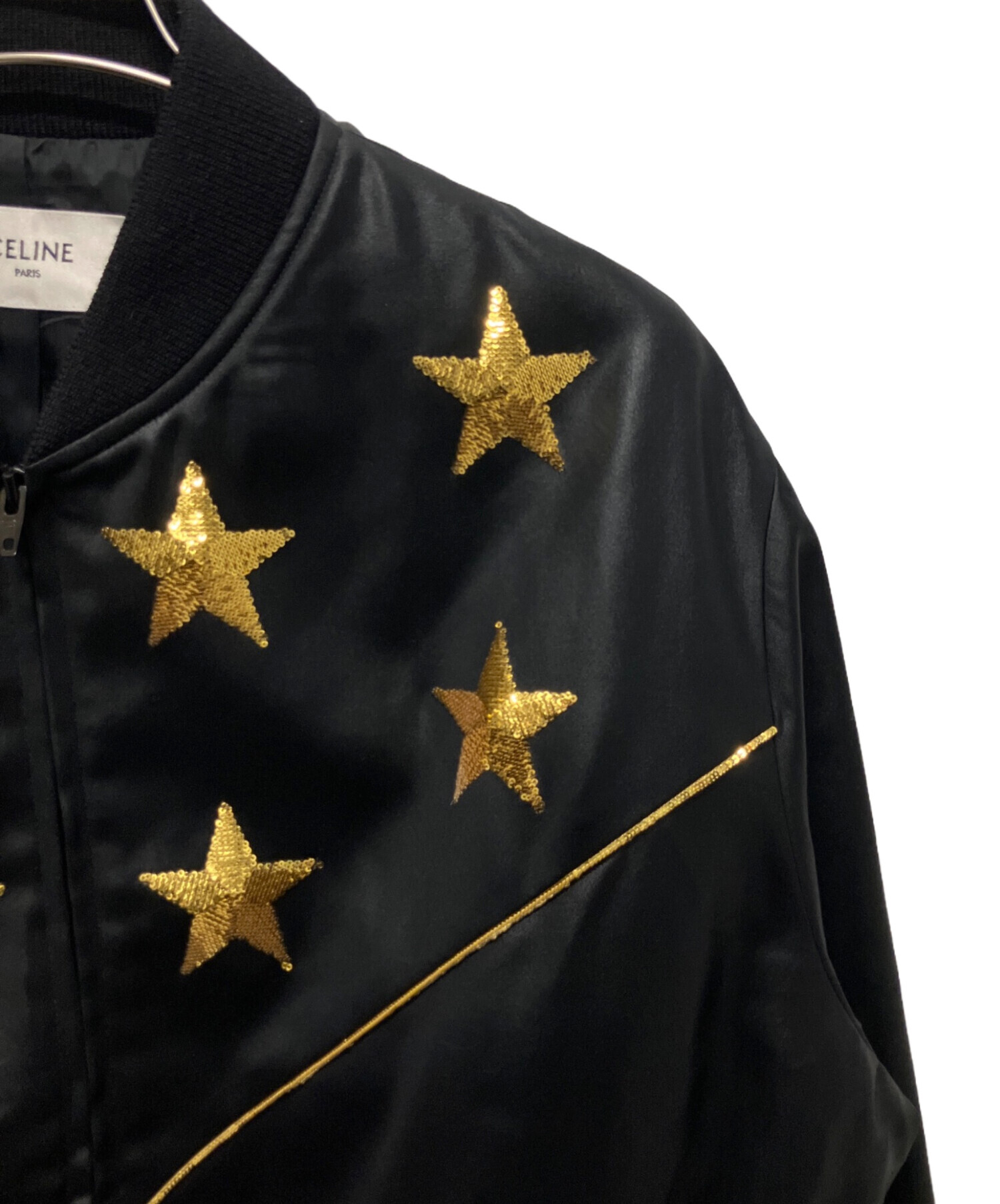 中古・古着通販】CELINE (セリーヌ) スターロゴ サテンジャケット 