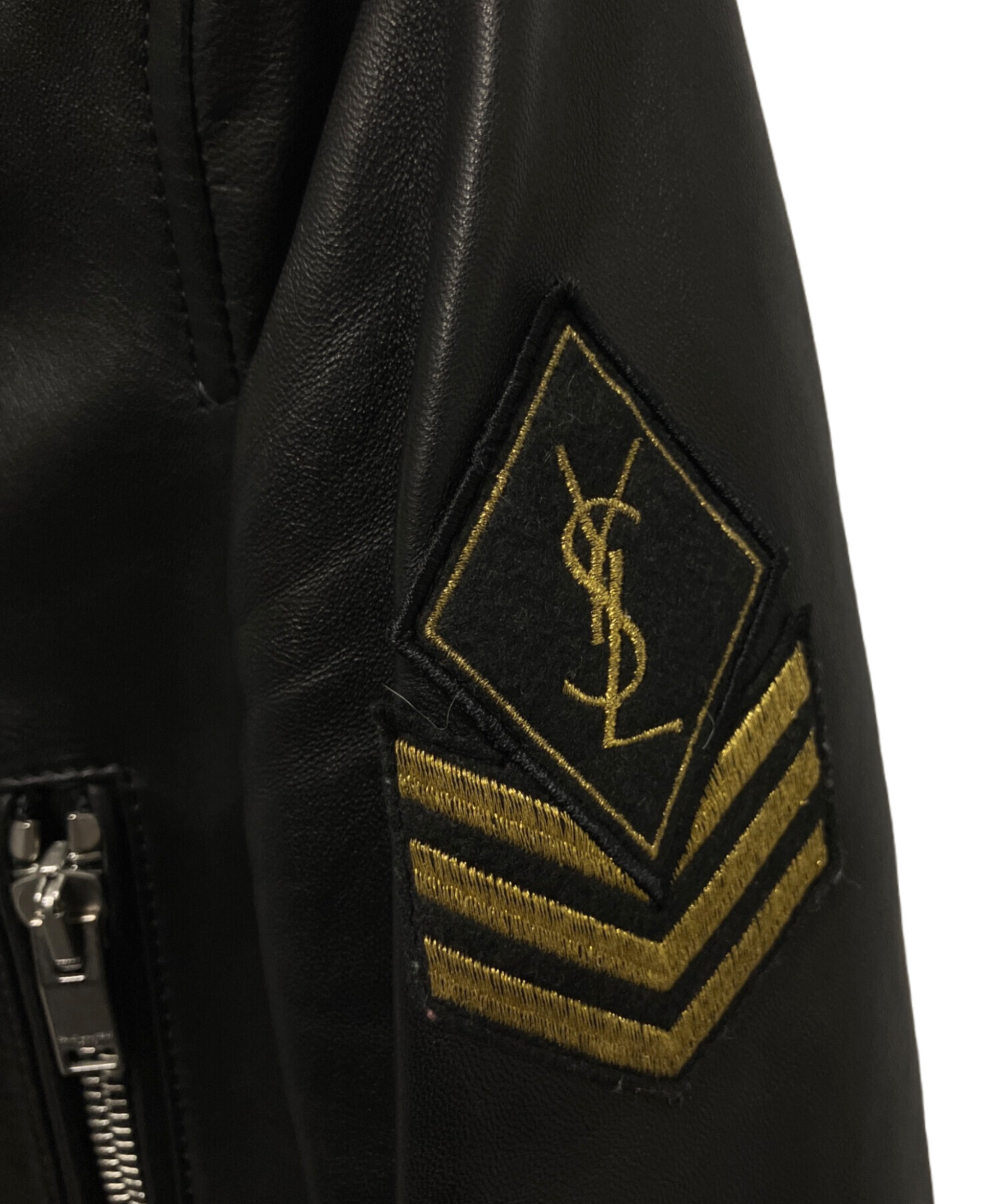 希少　SAINT LAURENT PARISライダースジャケット　36 中古・古着通販】Saint Laurent Paris (サンローランパリ