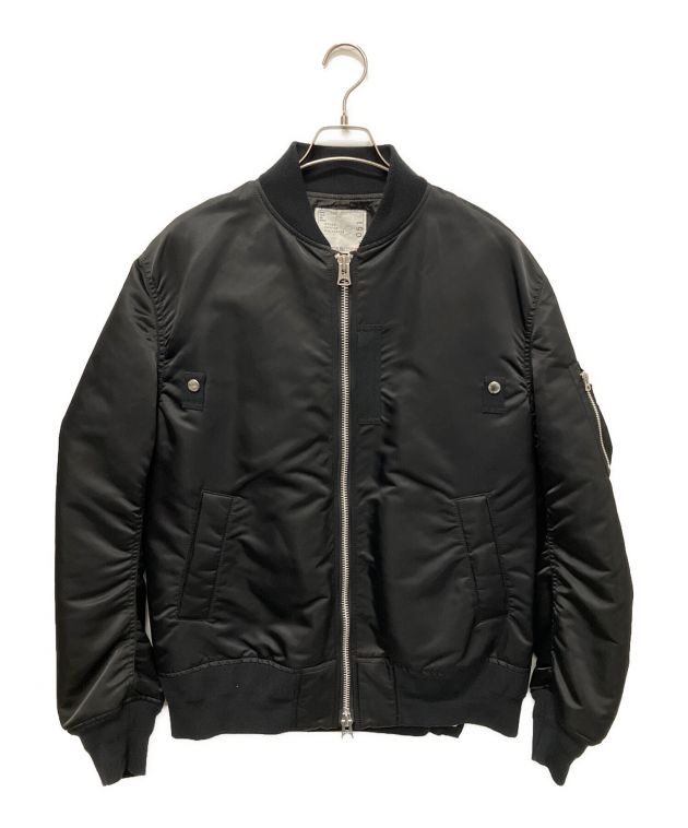中古・古着通販】sacai (サカイ) MA-1ジャケット ブラック サイズ:4