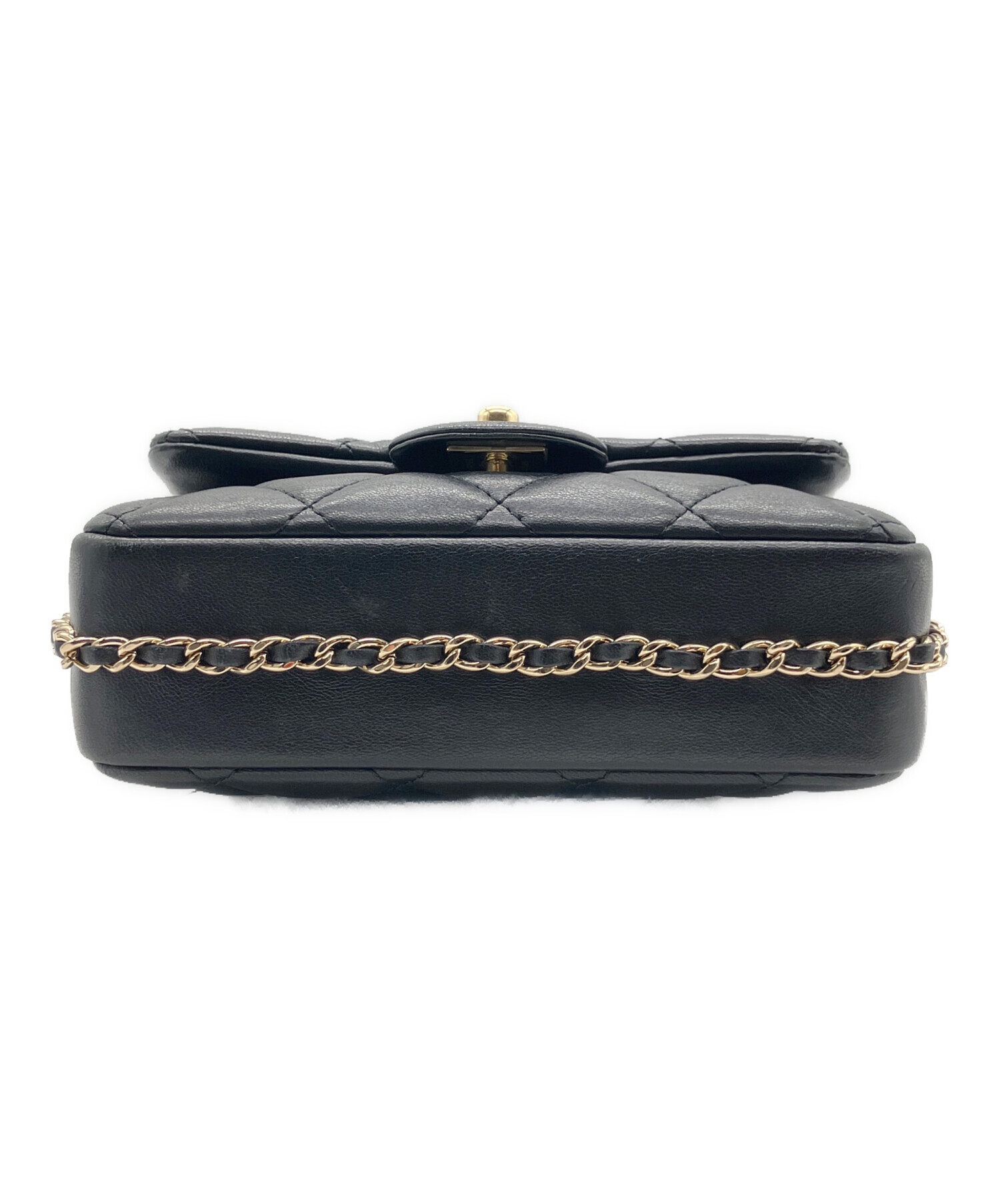 中古・古着通販】CHANEL (シャネル) マトラッセ ロゴストーン スモール