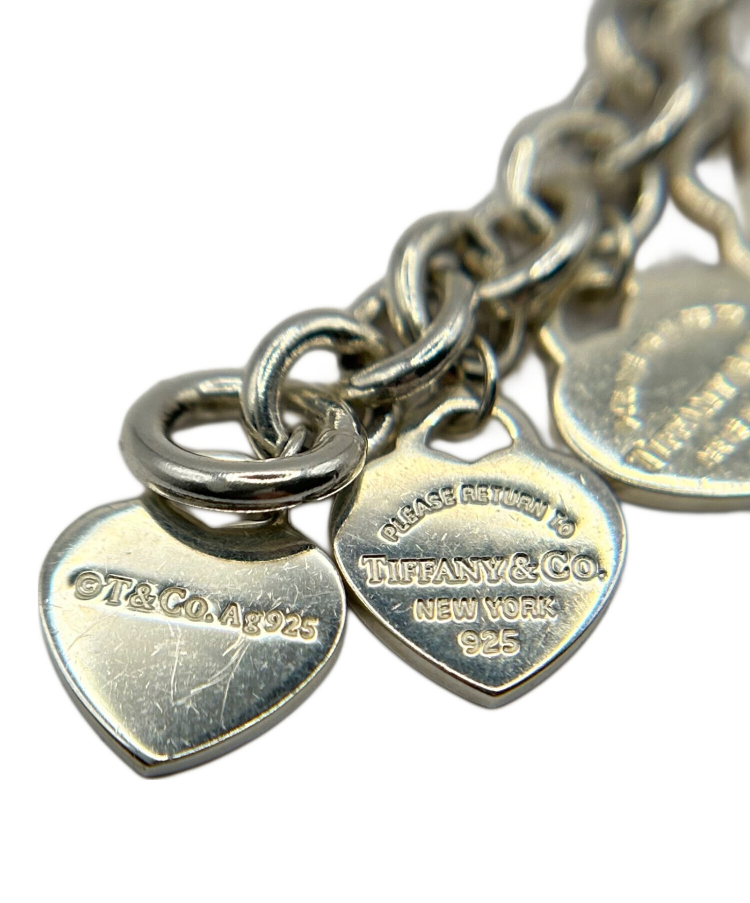 Tiffany マルチハート ブレスレット 中古・古着通販】TIFFANY & Co. (ティファニー) マルチハートタグ