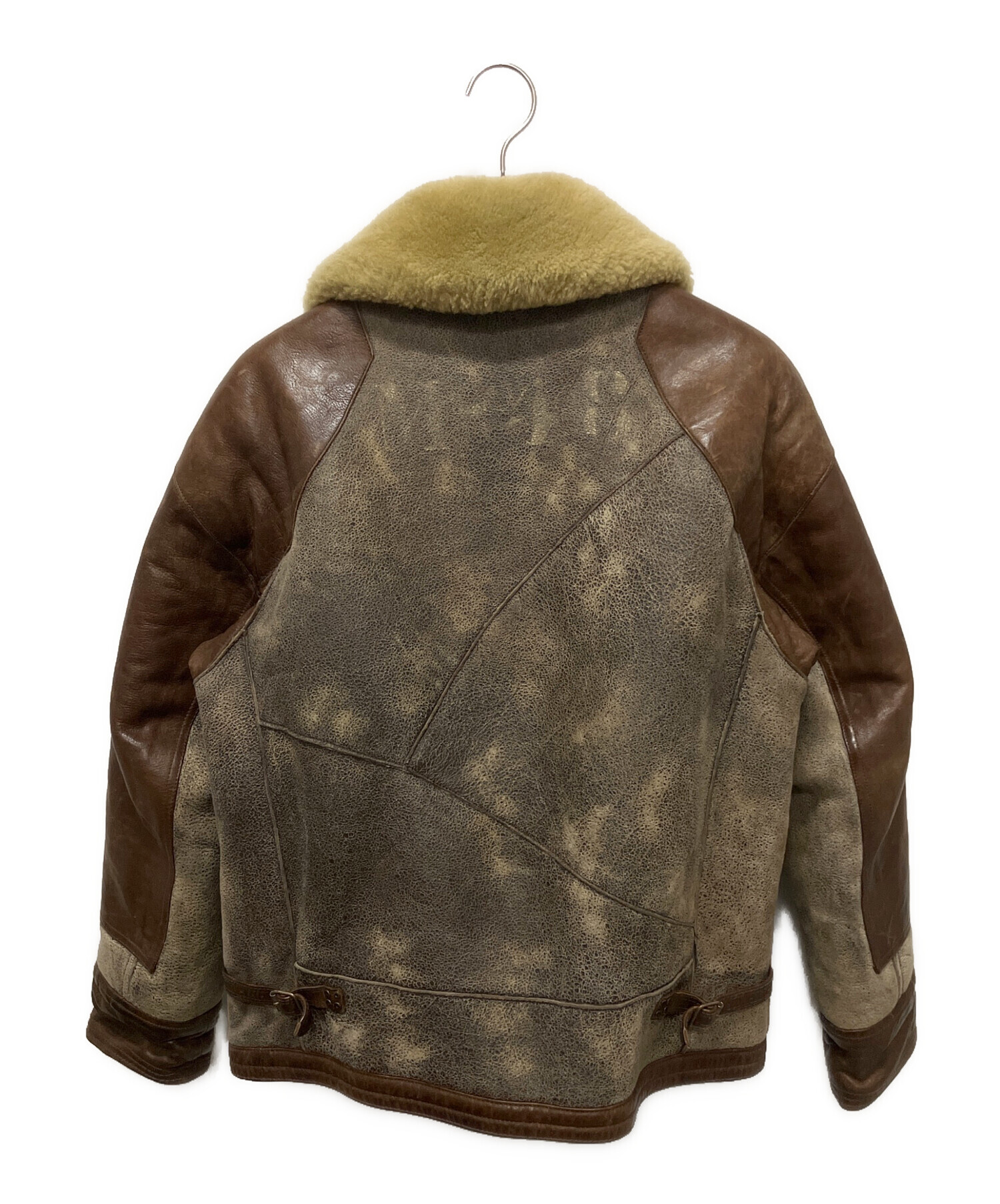 中古・古着通販】RRL (ダブルアールエル) D-2ムートンレザージャケット 