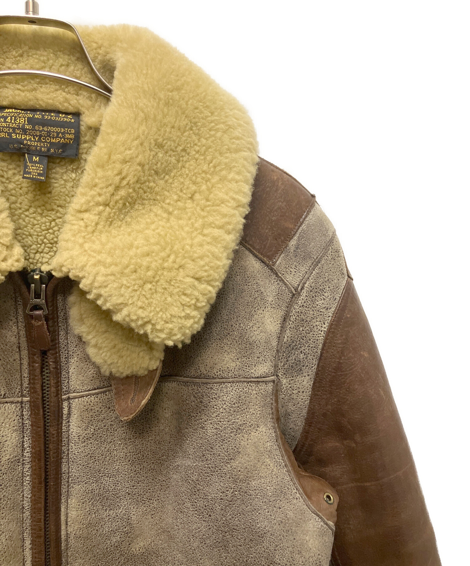 中古・古着通販】RRL (ダブルアールエル) D-2ムートンレザージャケット 