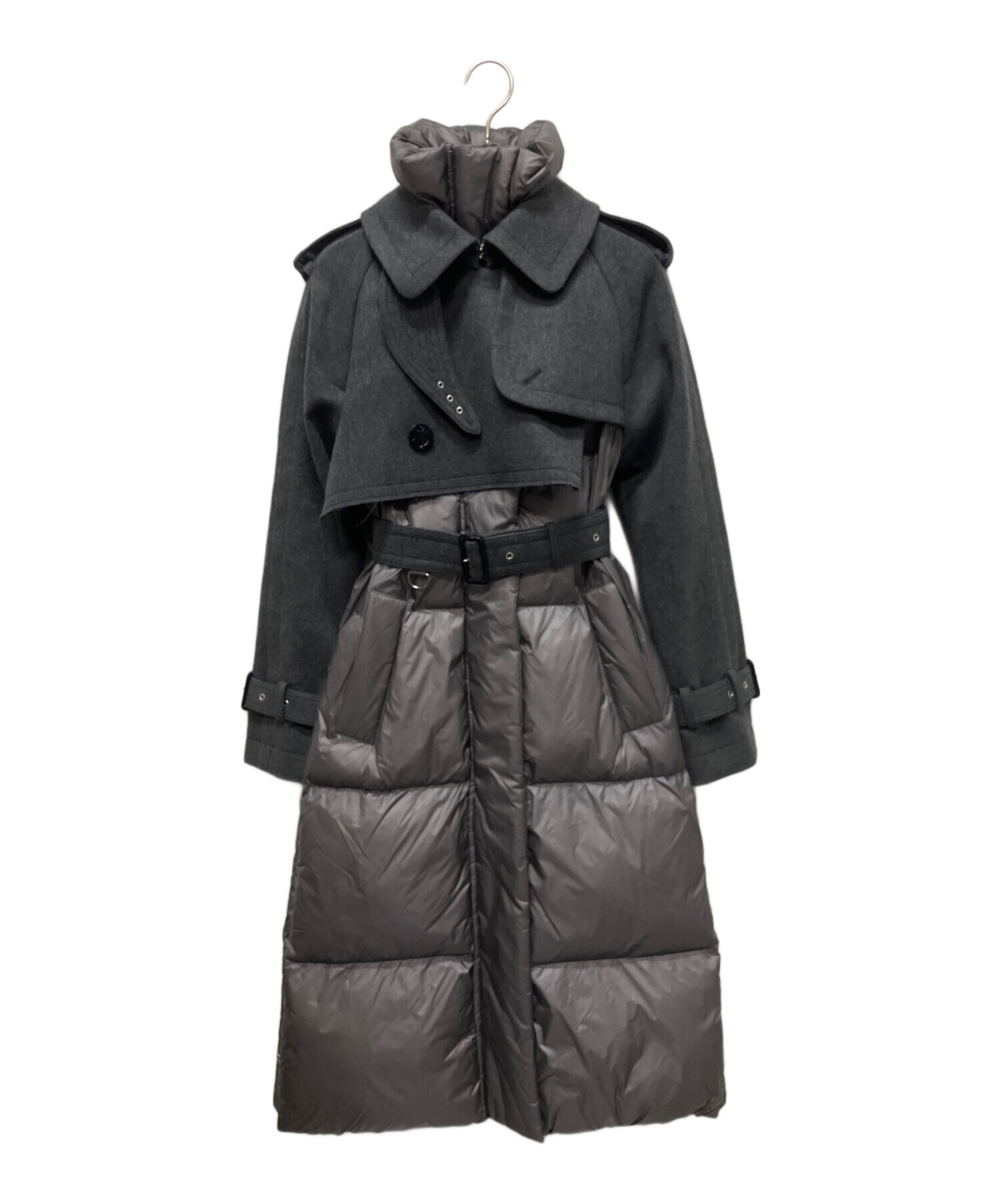 中古・古着通販】sacai (サカイ) 22AW Wool Melton x Padded Coat 