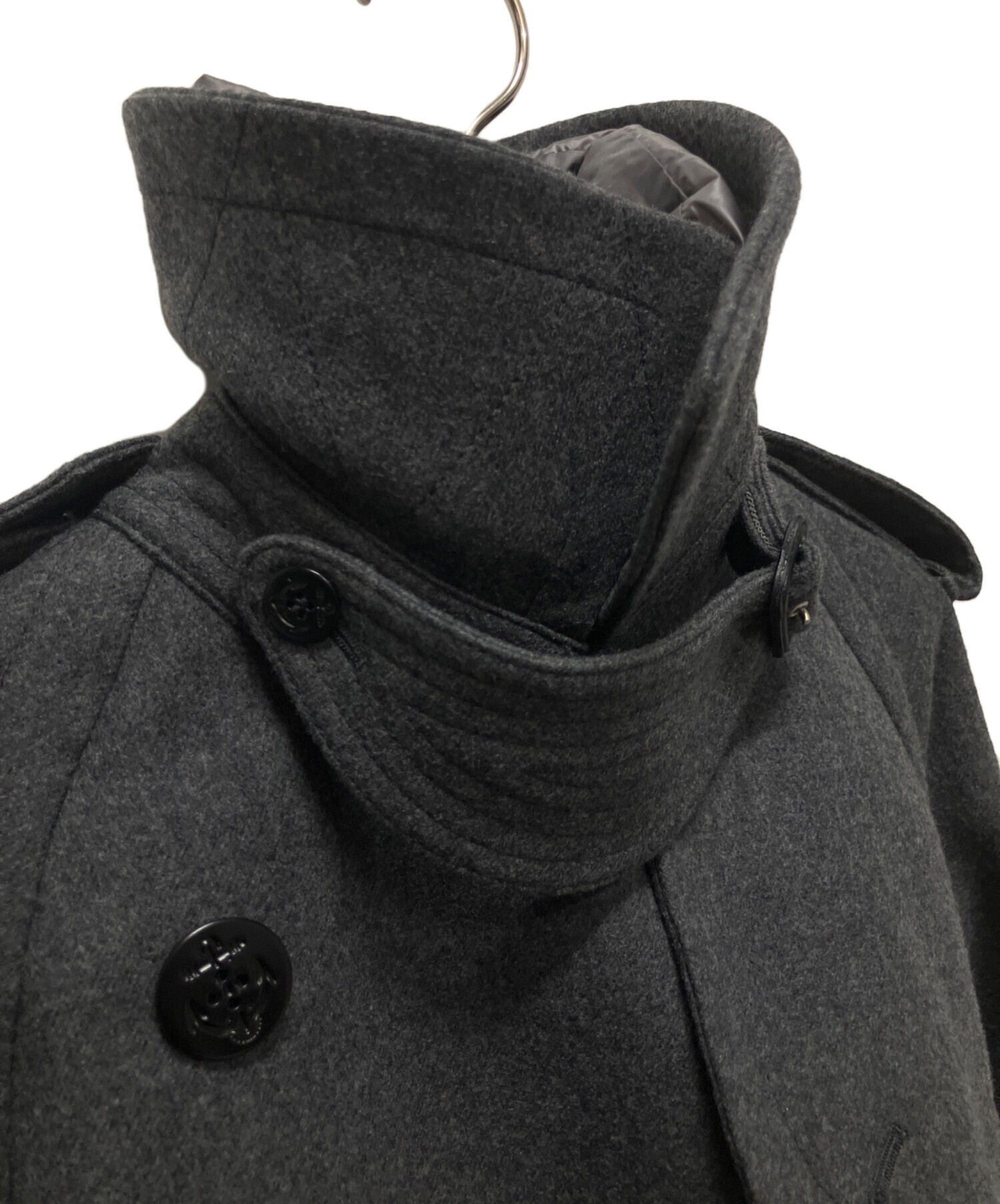 中古・古着通販】sacai (サカイ) 22AW Wool Melton x Padded Coat 