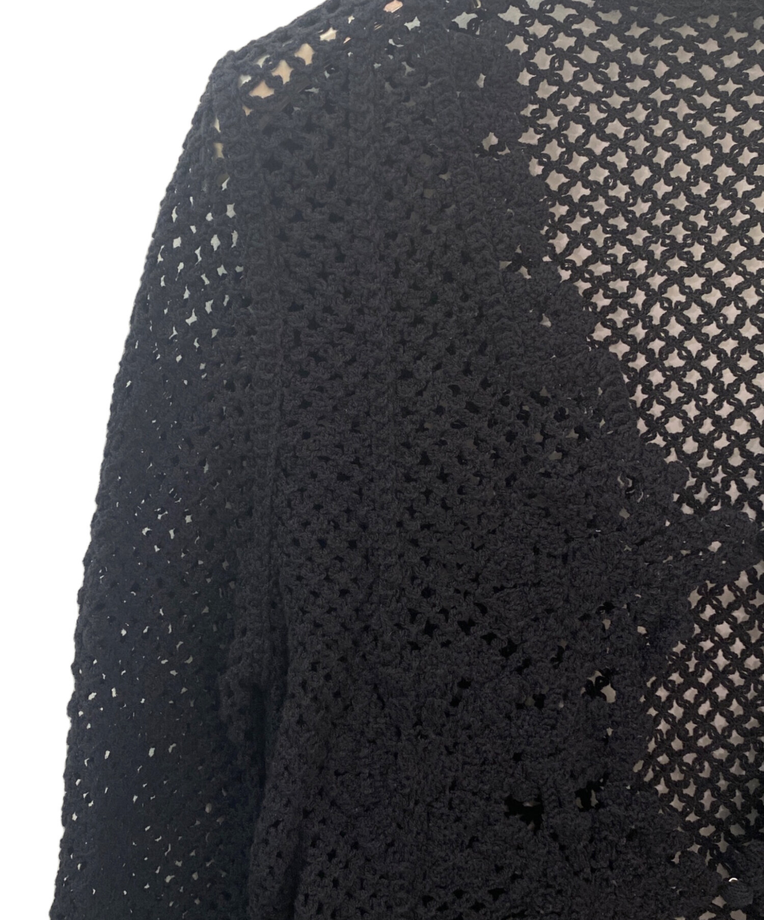 中古・古着通販】Ameri (アメリ) CROCHET LIKE FLOWER LONG TOP