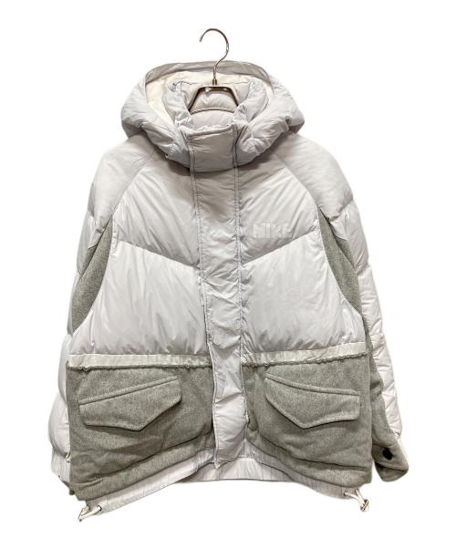 パ*す様 Sacai × NIKE NRG PARKA ダウンジャケット Mサイ Nike sacai parka ダウン Nrg Rh Parka ホワイト - メルカリ