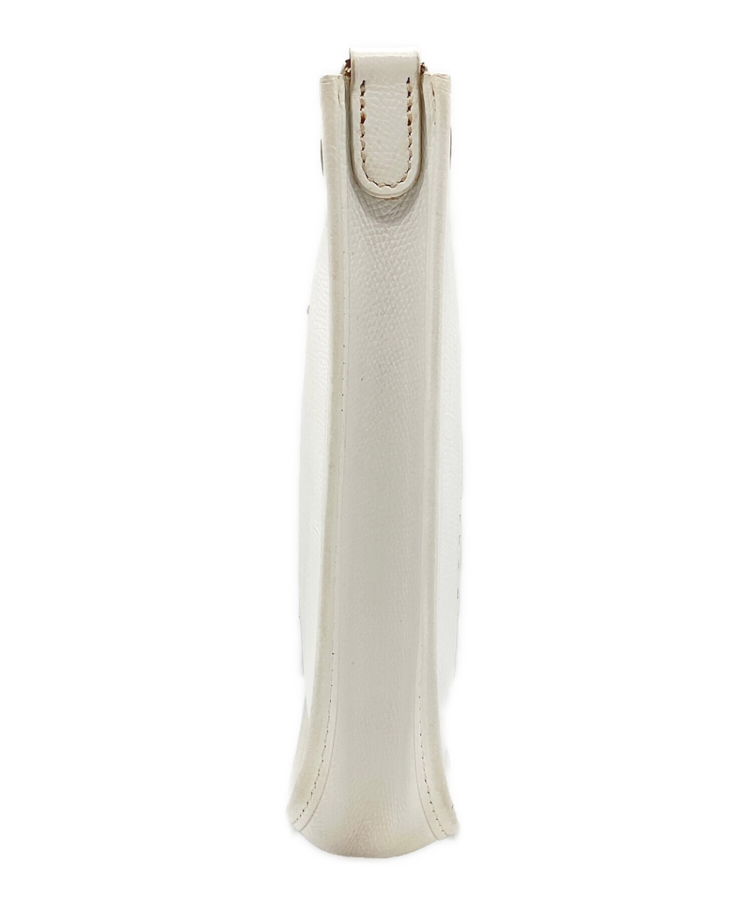 お値下げ♪【HERMES】フリンジ☆ホワイトポシェット 中古・古着通販】HERMES (エルメス) エブリンTPM ホワイト サイズ:TPM