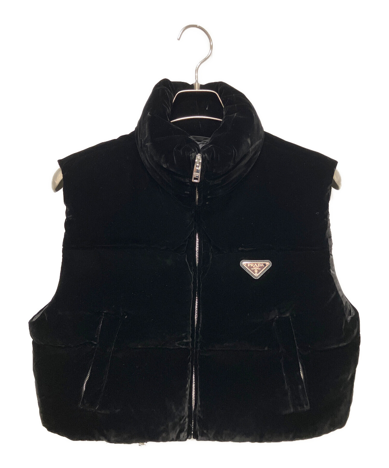 中古・古着通販】PRADA (プラダ) 24AW ベルベットダウンベスト