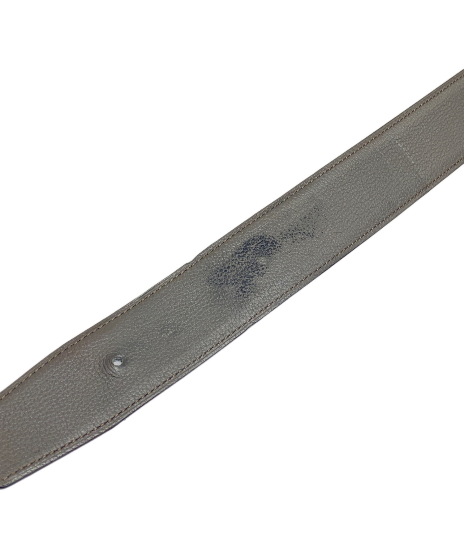 中古・古着通販】HERMES (エルメス) H金具レザーベルト ブラック