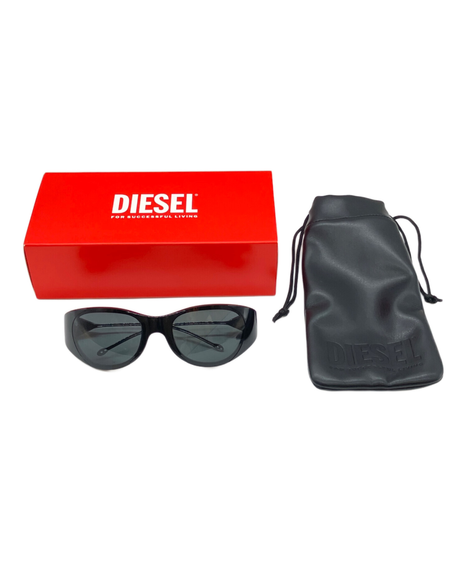 中古・古着通販】DIESEL (ディーゼル) Iconic oval sunglasses