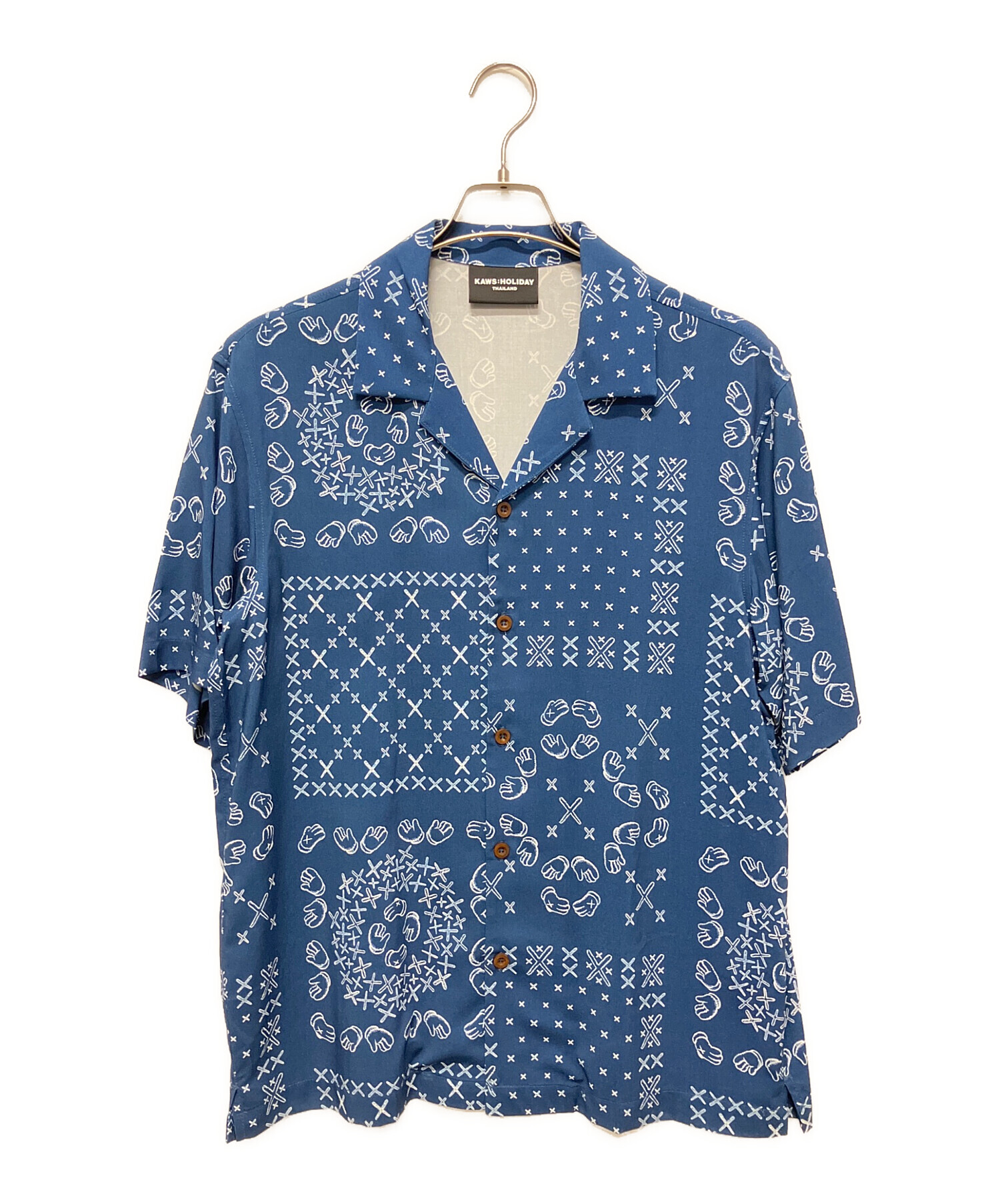 中古・古着通販】KAWS (カウズ) Kaws holiday thailand シャツ ブルー 