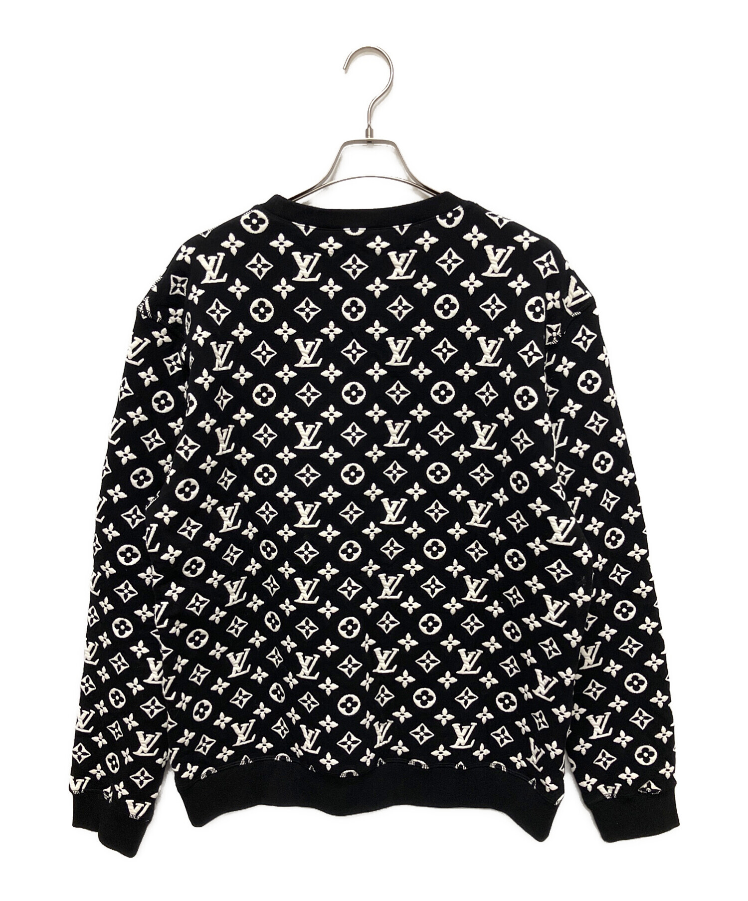 LOUIS VUITTON モノグラムジャガードスウェット 　Lサイズ LOUIS VUITTON モノグラムジャガードスウェット Lサイズ 中古・古着