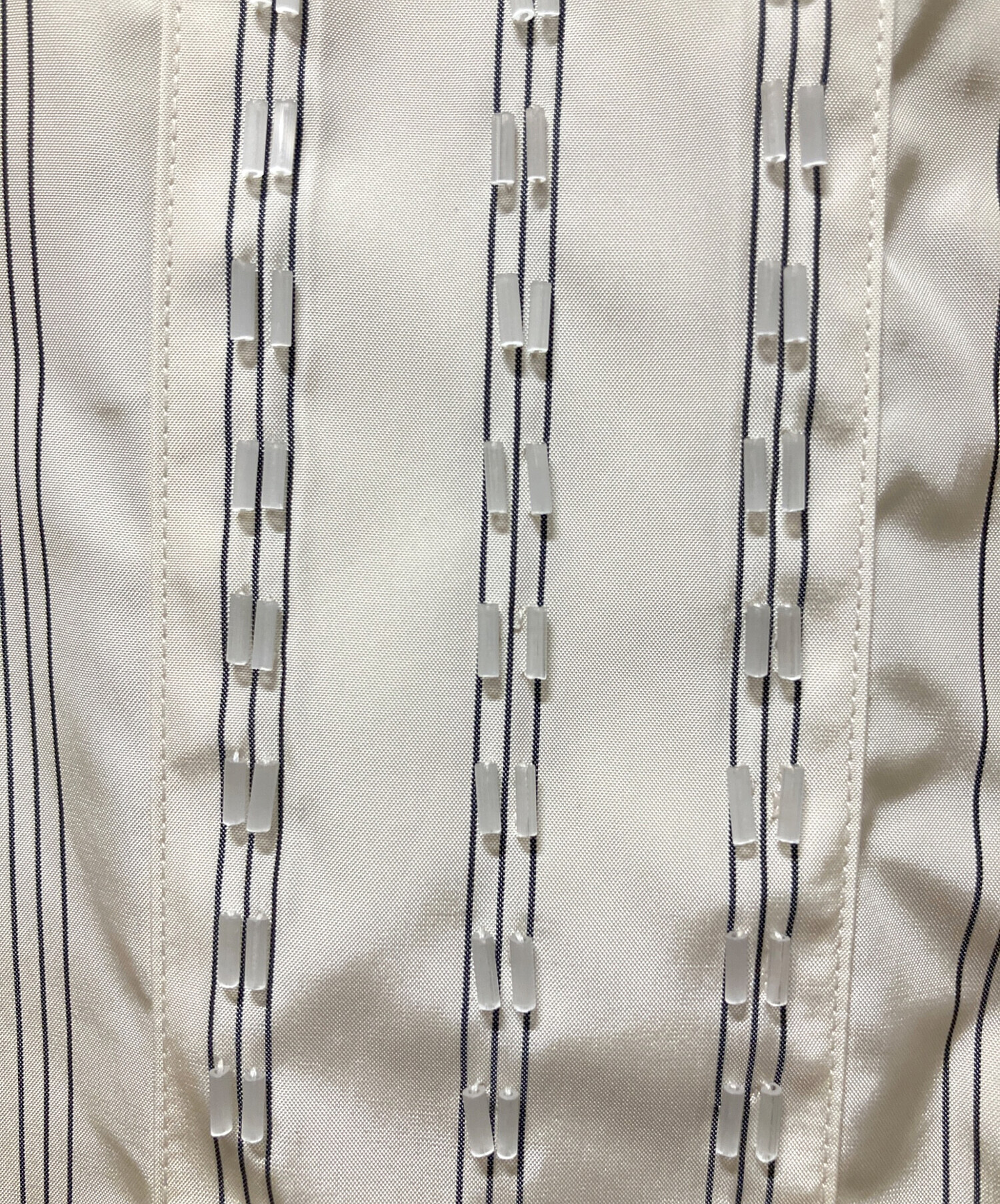 中古・古着通販】JIL SANDER (ジルサンダー) ストライプオープンカラー