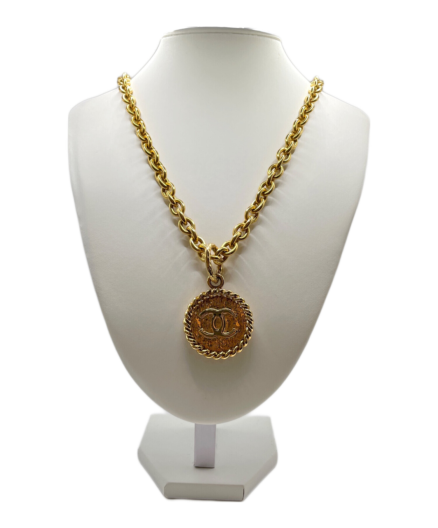 中古・古着通販】CHANEL (シャネル) ココマークコインネックレス