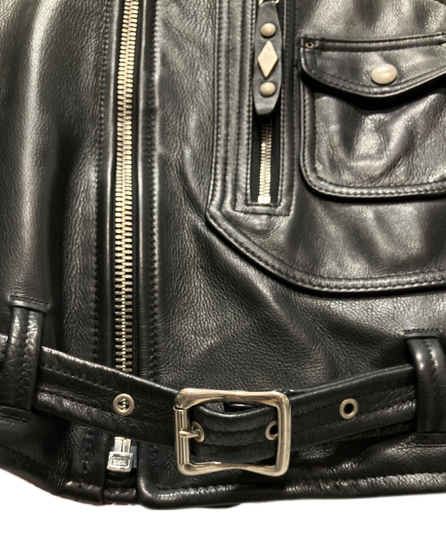 中古・古着通販】shott (ショット) COW NEW NAKED D-POCKET RIDERS