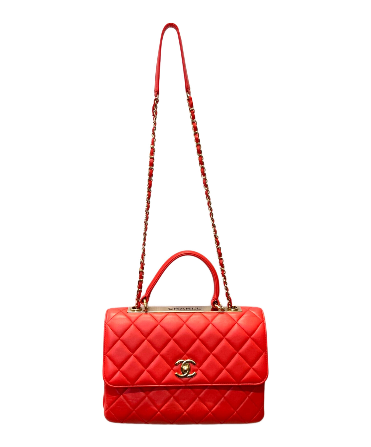 中古・古着通販】CHANEL (シャネル) トップハンドル2WAYバッグ/ココ 中古・古着通販】CHANEL (シャネル) トップハンドル2WAYバッグ/ココ
