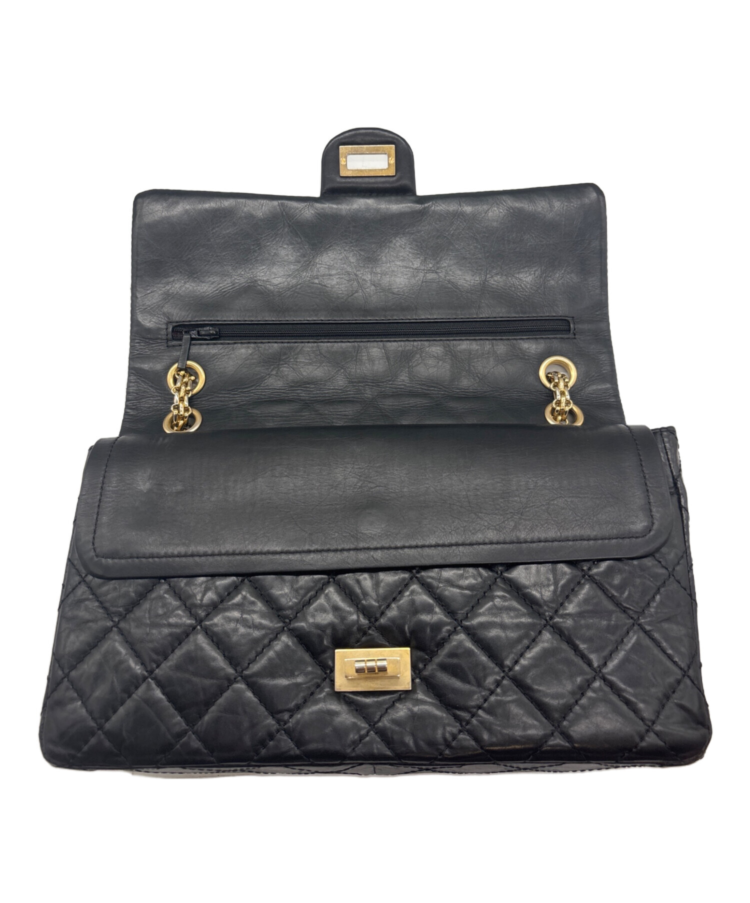 中古・古着通販】CHANEL (シャネル) 2.55 ダブルフラップチェーン 