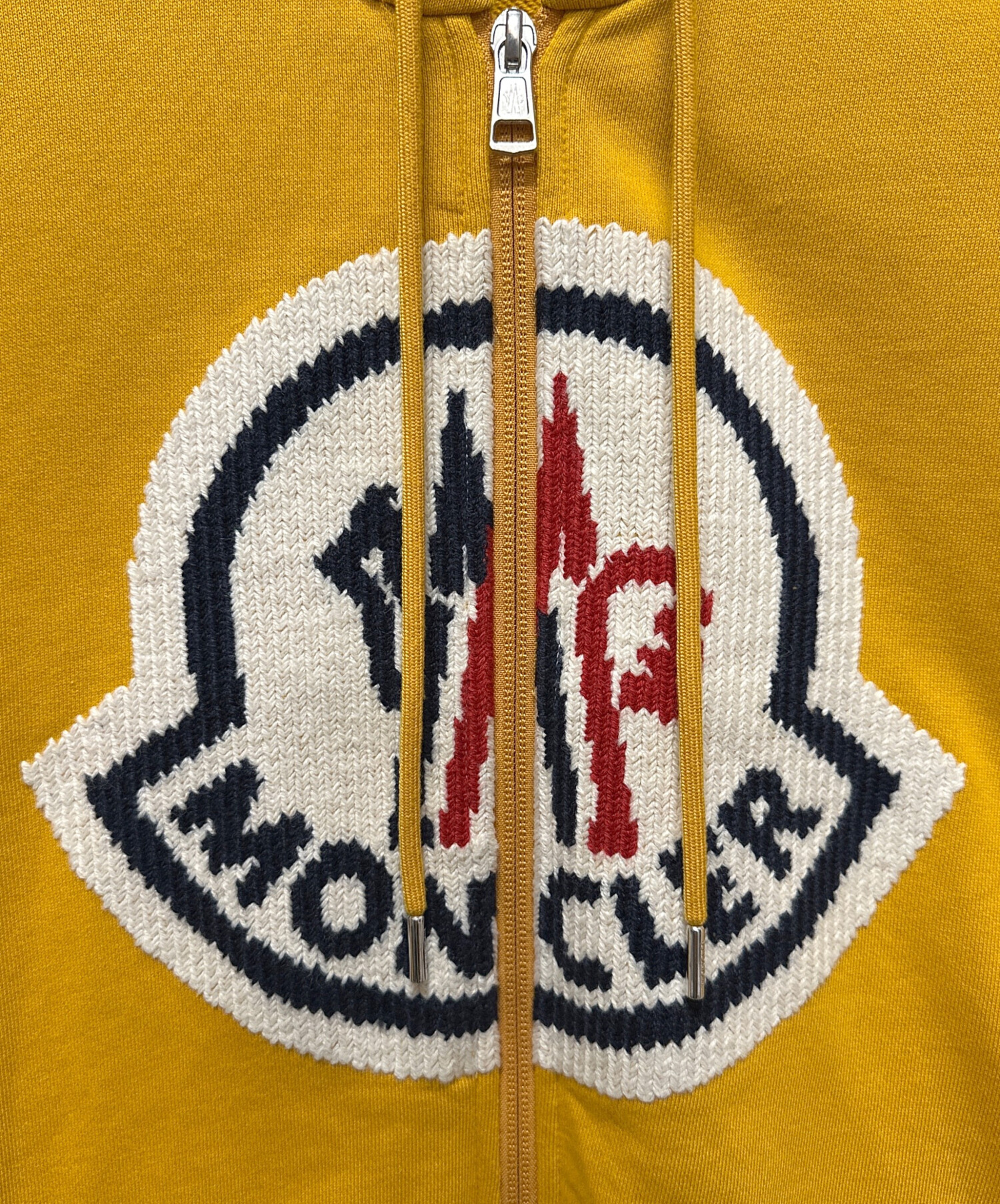 【専用品】MONCLER　ジップアップパーカー　中古 中古・古着通販】MONCLER (モンクレール) ビッグロゴ ジップアップ
