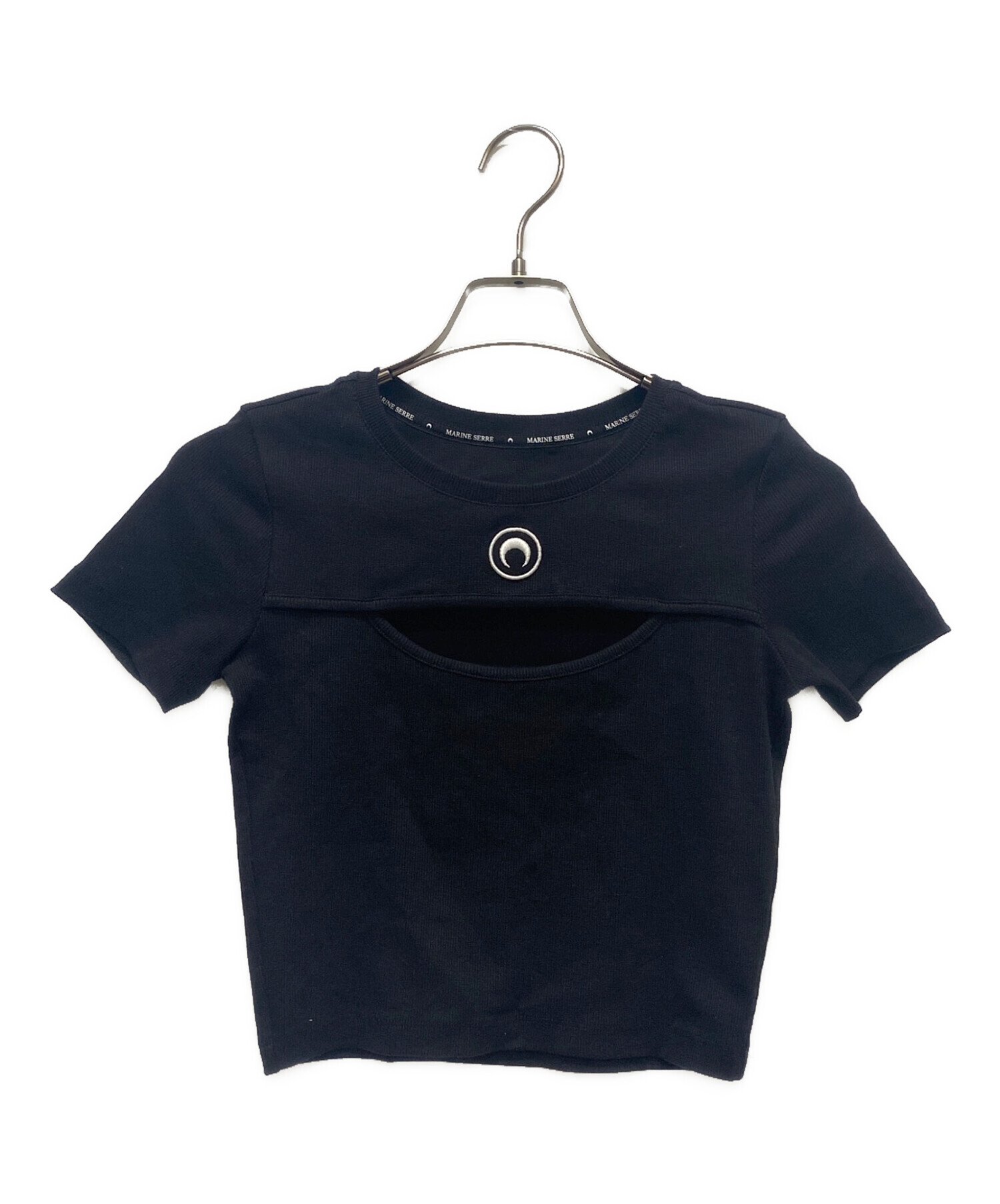 新品　正規品　MARINE SERRE ストレッチカットソー　サイズL 楽天市場】Marine Serre マリーン セル カットソー Second Skin Moon