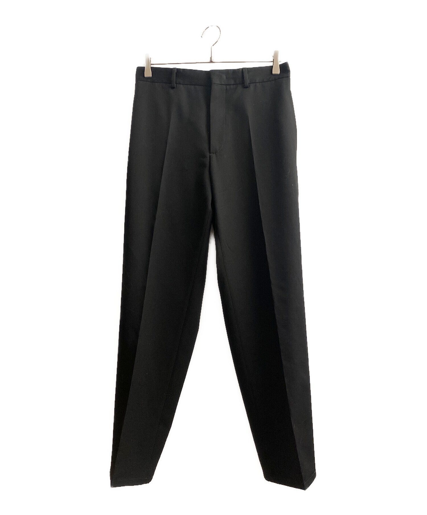 JIL SANDER ブラック スラックス 46 中古・古着通販】JIL SANDER (ジルサンダー) 23AW ライト ウールギャバ